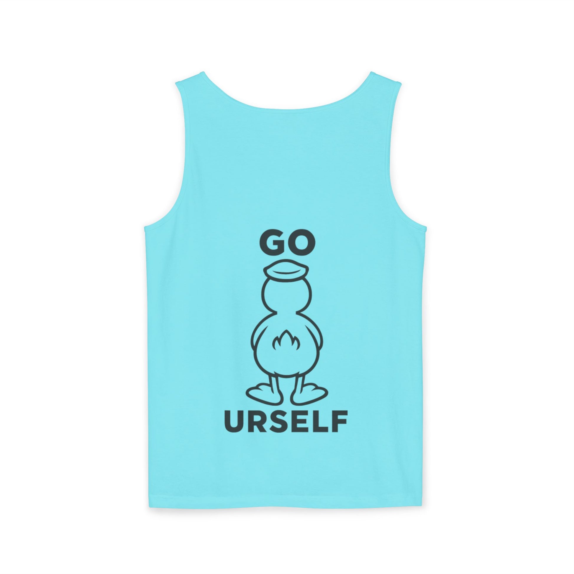 Humorous Unisex Tank Top - "Go Urself" - Perfect for Summer Outings, Gifts, and Casual Wear, Beachwear, Party Attire, Fun Statement Tee