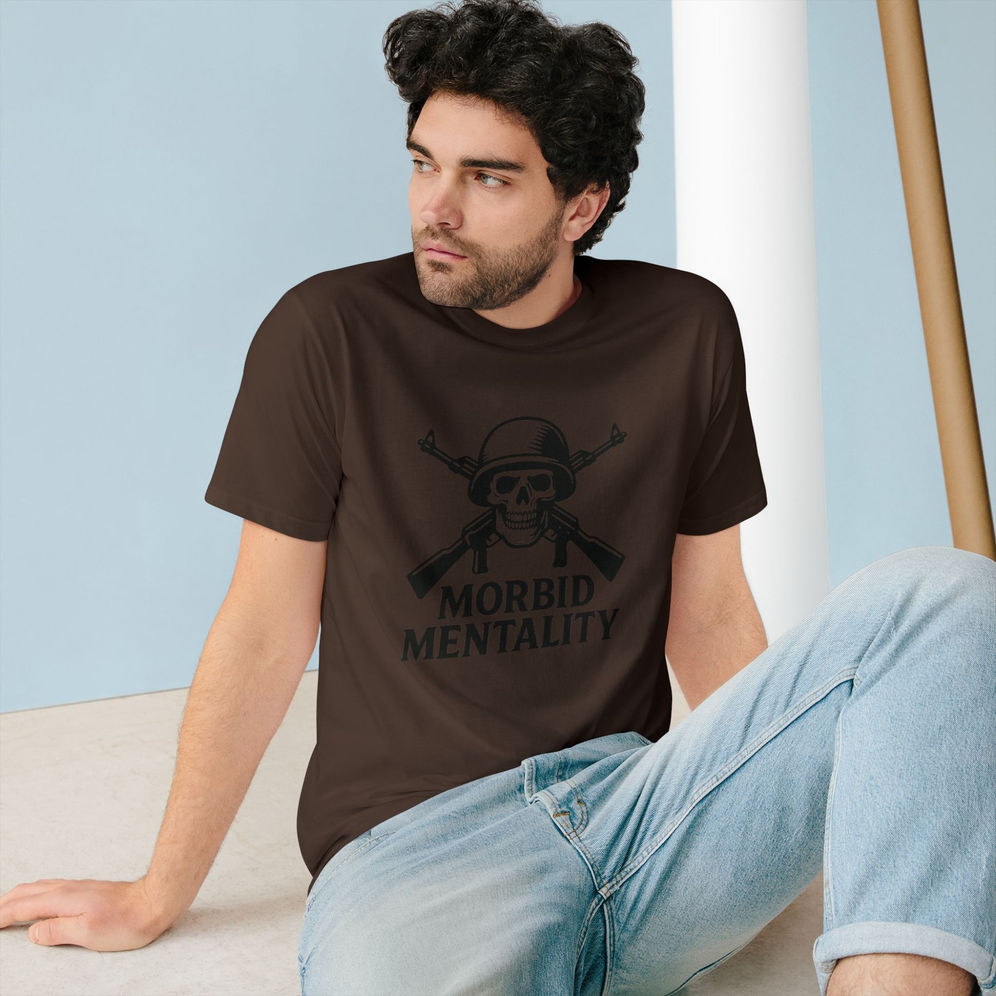 Morbid Mentality T-Shirt | Skull Graphic Tee, Casual Wear, Gift for Halloween, Punk Style, Everyday Comfort