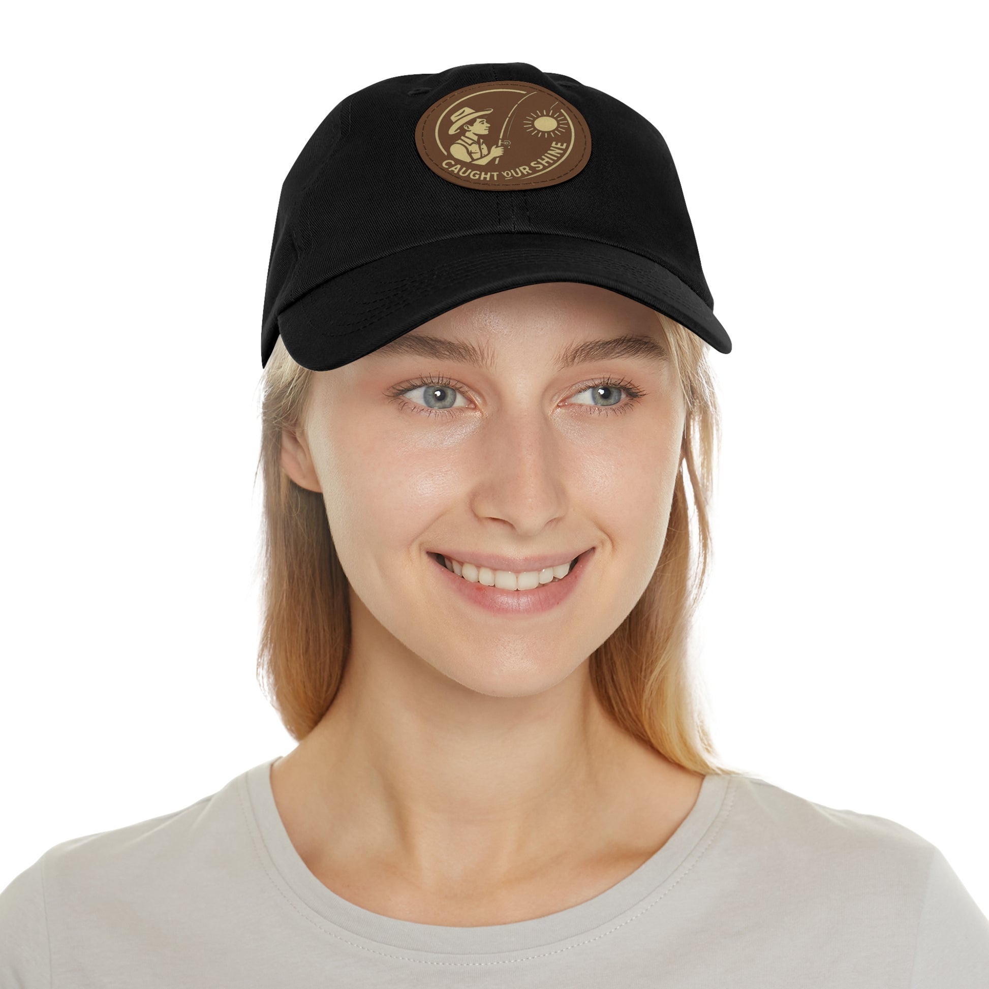 Stylish Dad Hat with Leather Patch | Perfect for Outdoors, Gift for Dads, Casual Wear, Summer Adventures, Trendy Accessories