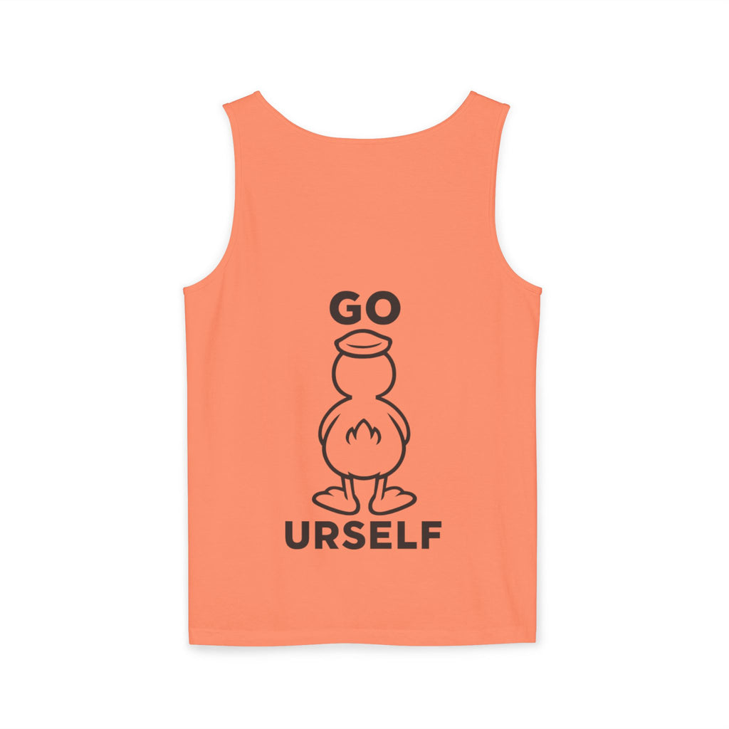 Humorous Unisex Tank Top - "Go Urself" - Perfect for Summer Outings, Gifts, and Casual Wear, Beachwear, Party Attire, Fun Statement Tee