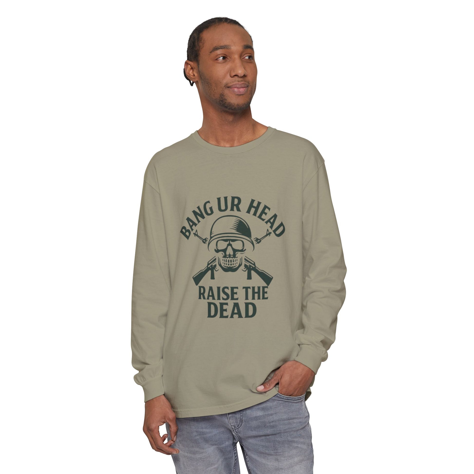 Unisex Garment-dyed Long Sleeve T-Shirt