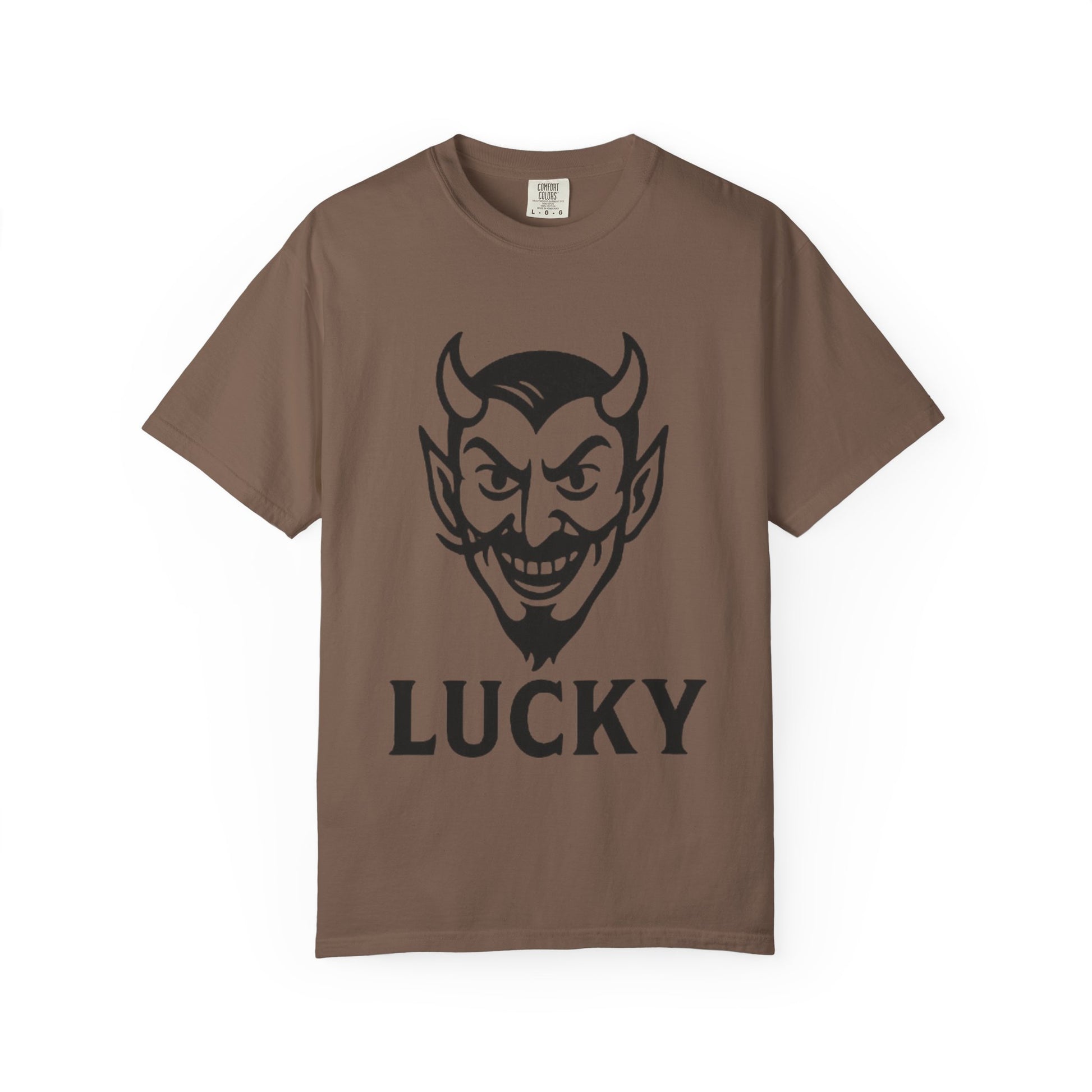 Lucky Devil Graphic Unisex T-Shirt, Spooky Style Tee, Halloween Apparel, Gift for Friends, Casual Wear