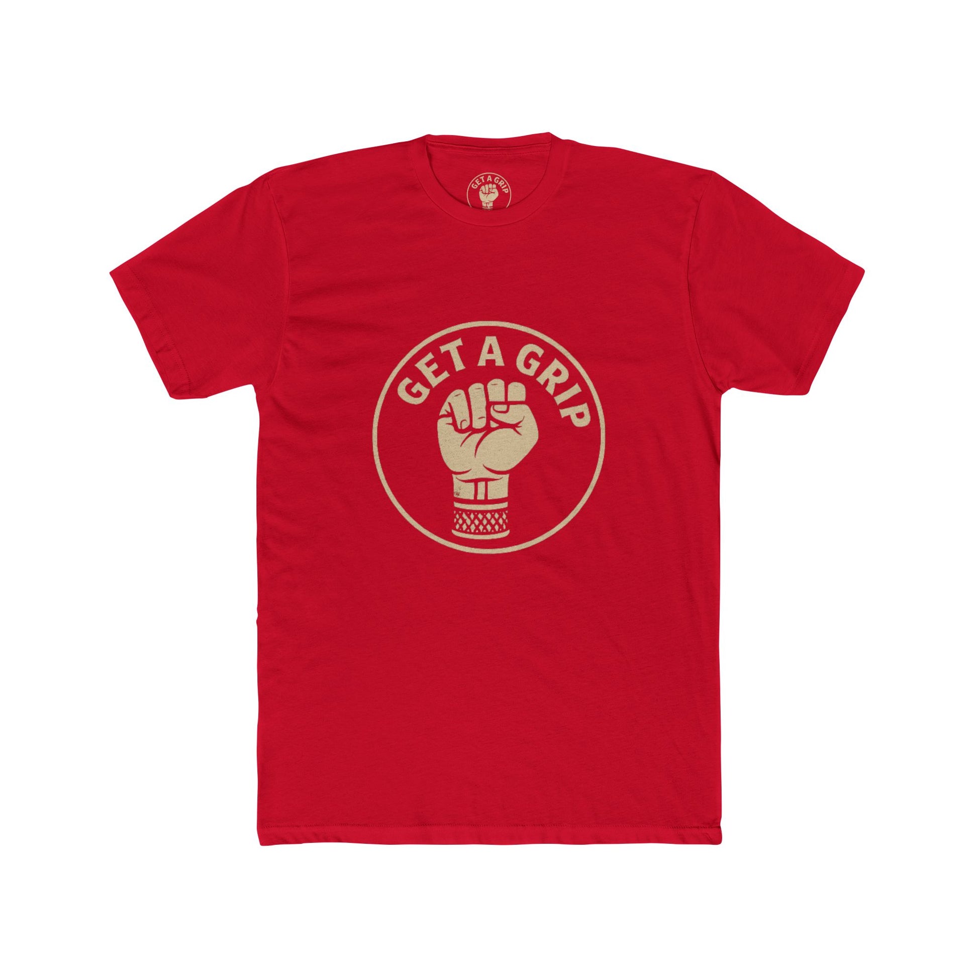 Empowerment Crew Tee - Get a Grip Shirt - Motivational Tee - Unisex Black Cotton T-Shirt - Perfect for Everyday Wear, Gifts, Activism