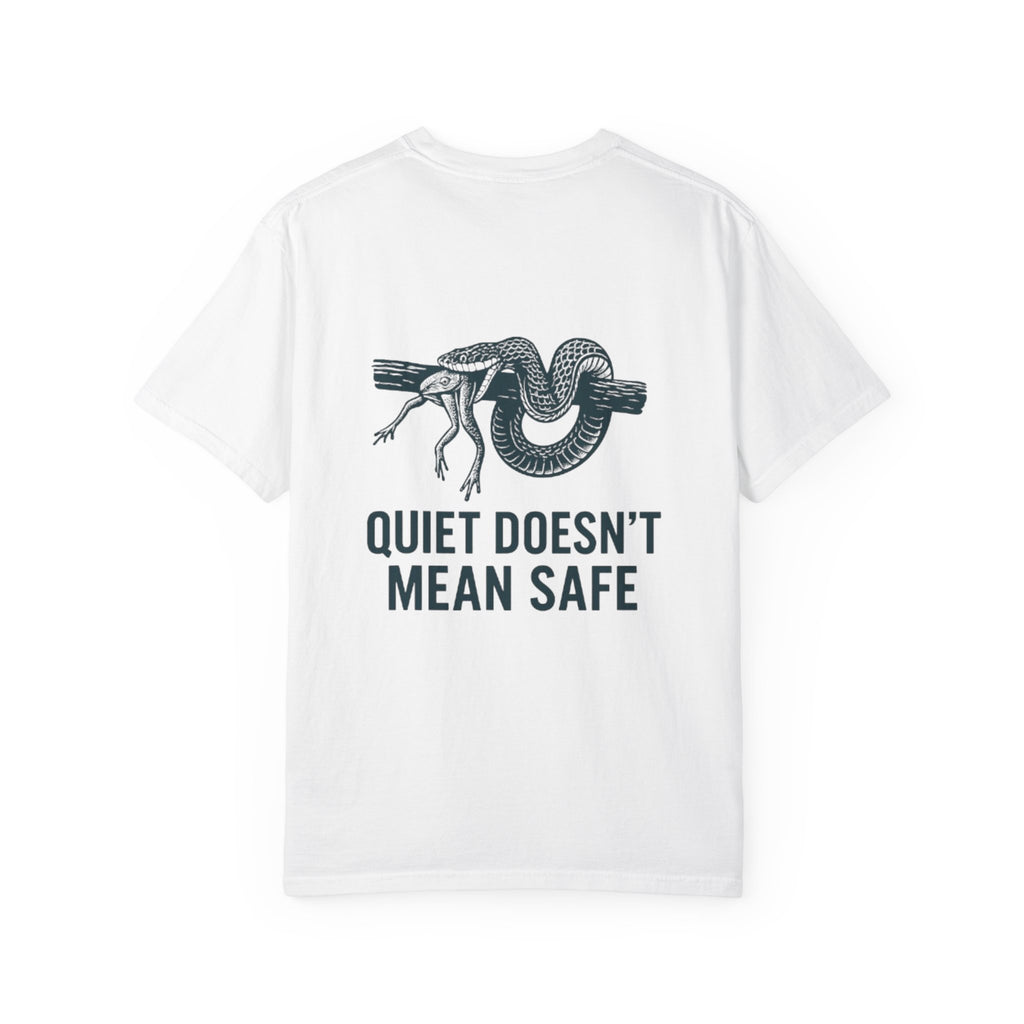 Snake and Frog Unisex T-Shirt - Nature Lover Gift, Adventure Apparel, Unique Graphic Tee, Eco-Friendly Fashion, Wildlife Enthusiast Shirt