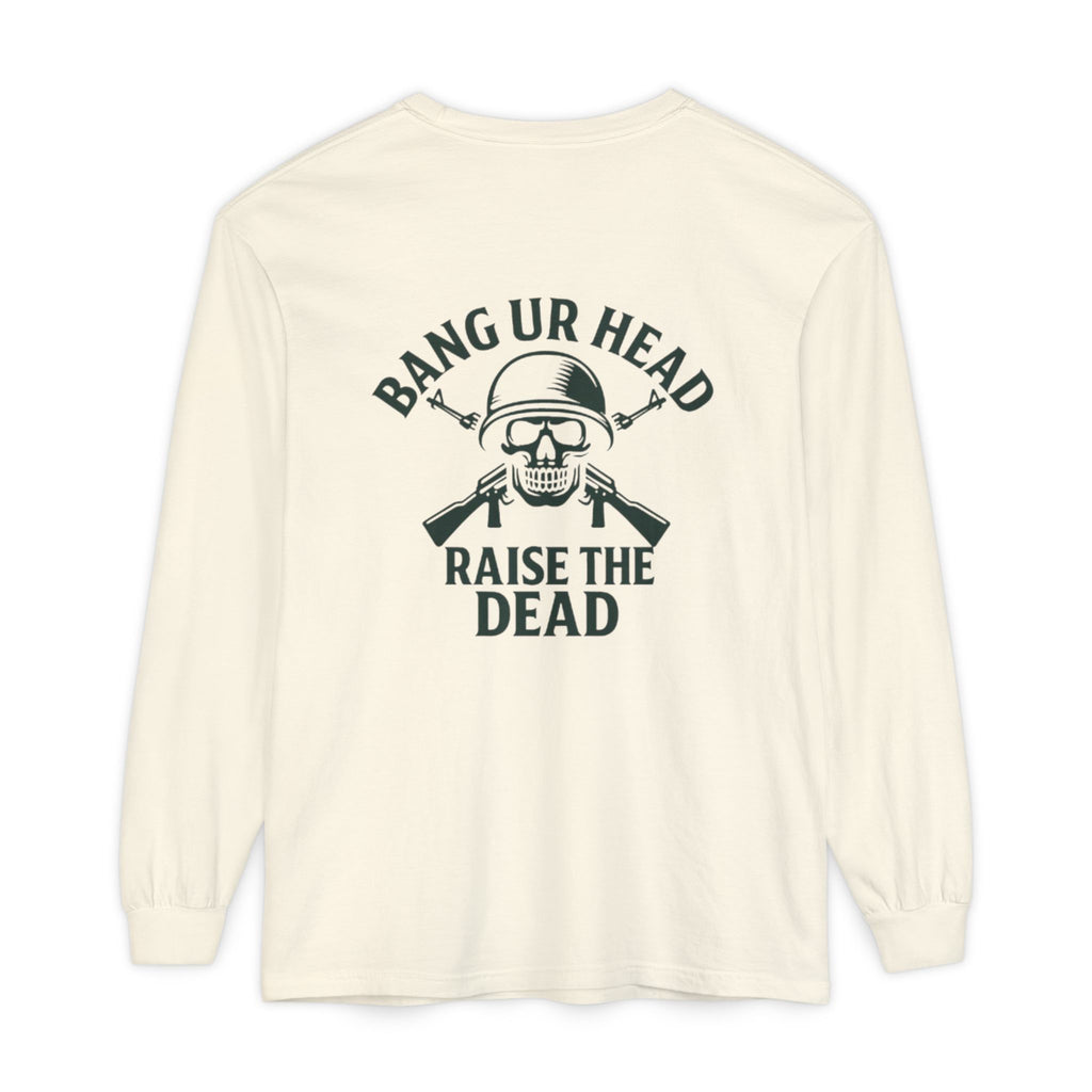 Unisex Garment-dyed Long Sleeve T-Shirt