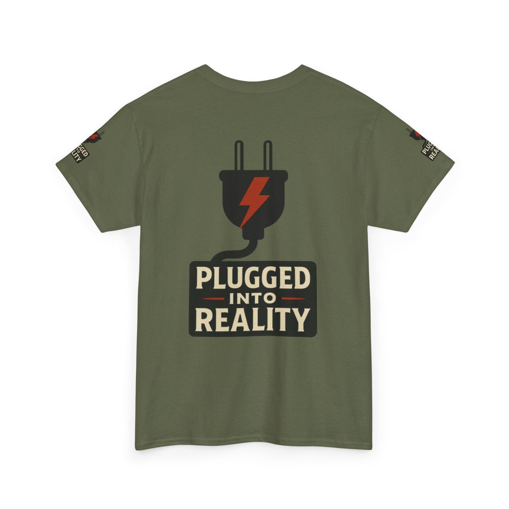 Unplugged Reality Tee - Fun Casual Shirt, Gift for Tech Enthusiasts, Graphic Tee for Friends, Quirky Everyday Wear, Recharge Your Vibe!