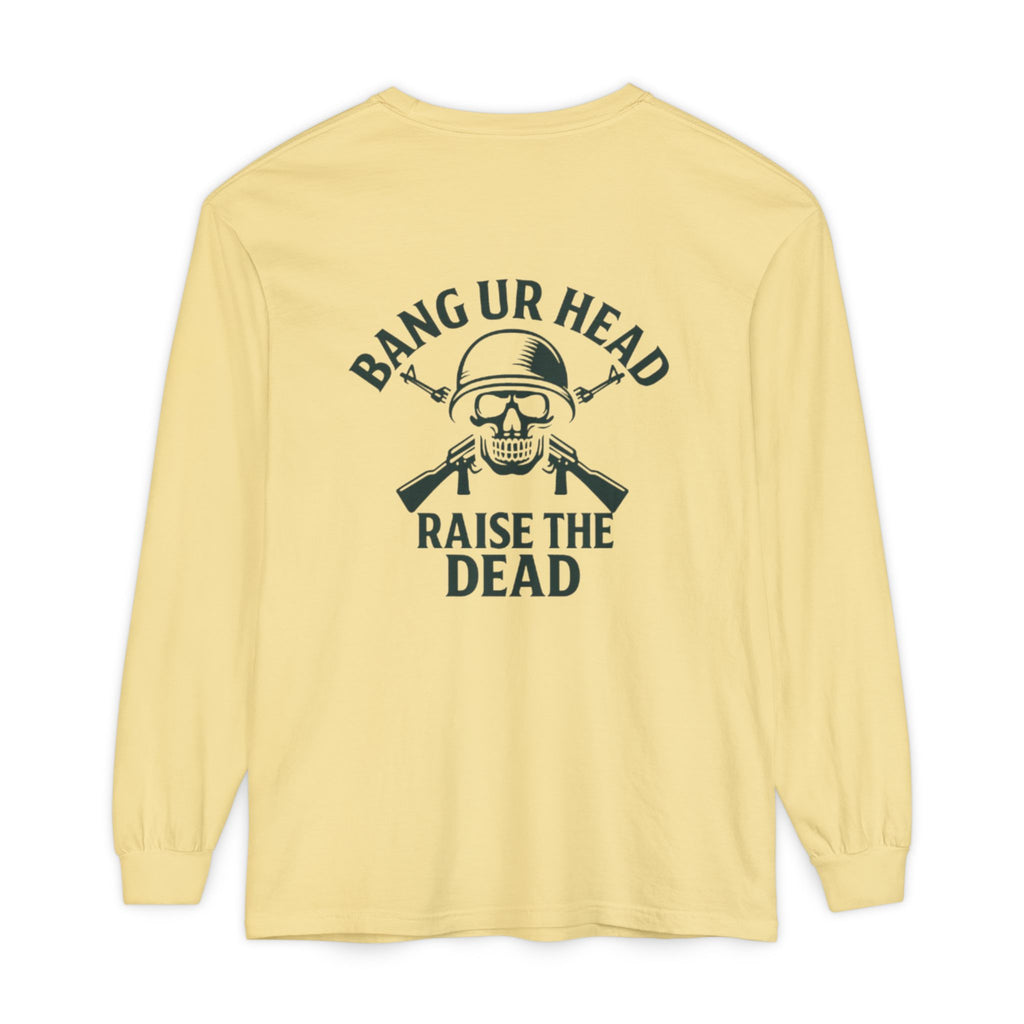 Unisex Garment-dyed Long Sleeve T-Shirt