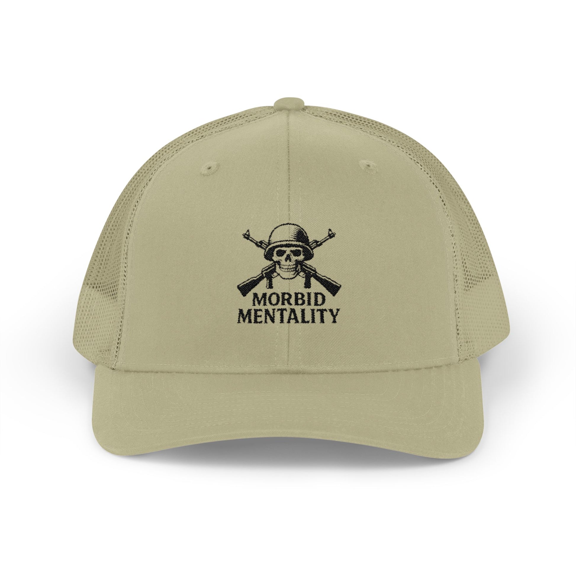 Morbid Mentality Snapback Trucker Cap | Gothic Style, Unique Gift for Trendsetters, Perfect for Casual Outings, Festivals, and More