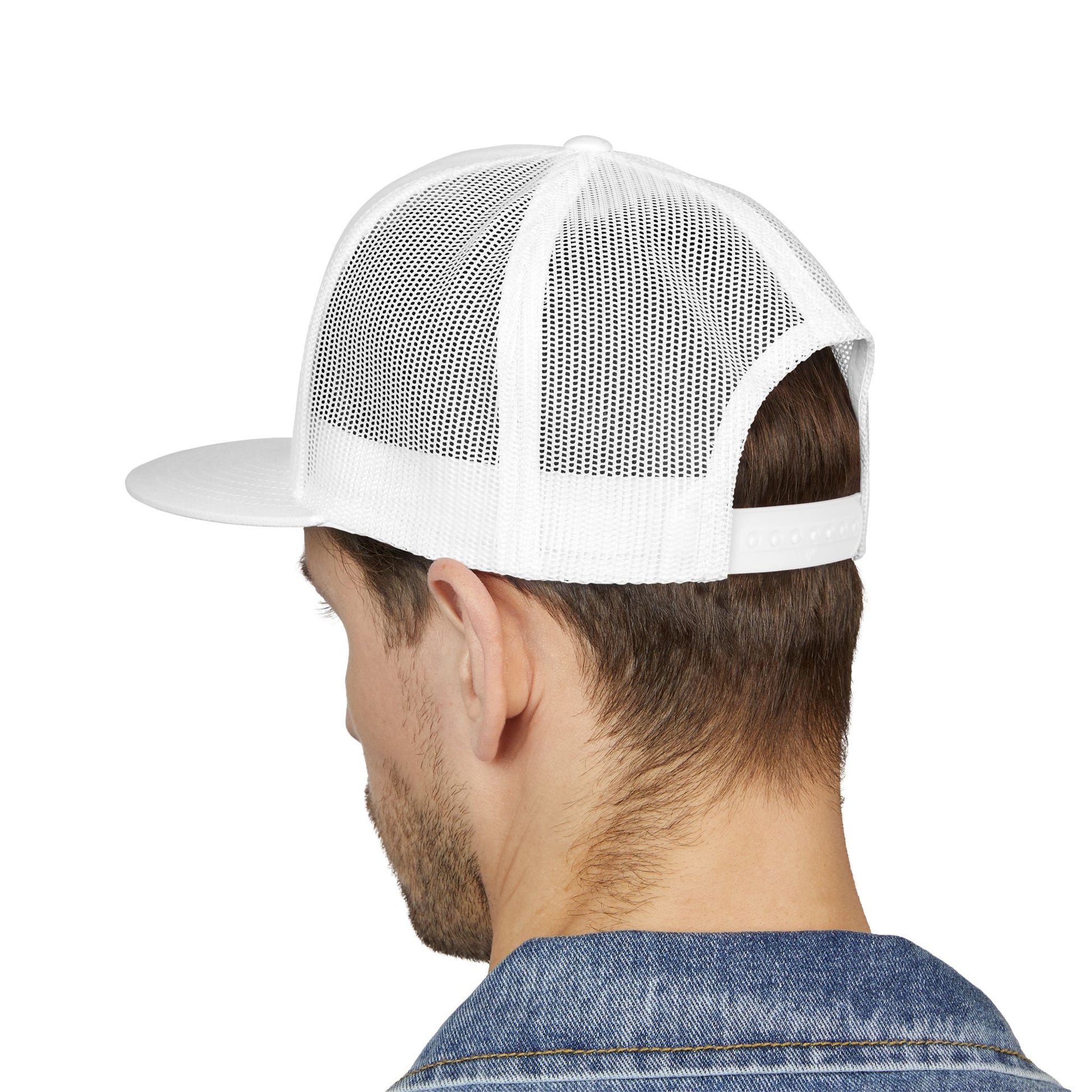 Rockin' Embroidered 5 Panel Trucker Cap - Cool Streetwear Hat for Music Lovers, Perfect Gift for Festivals, Summer, Outdoors, Urban Style