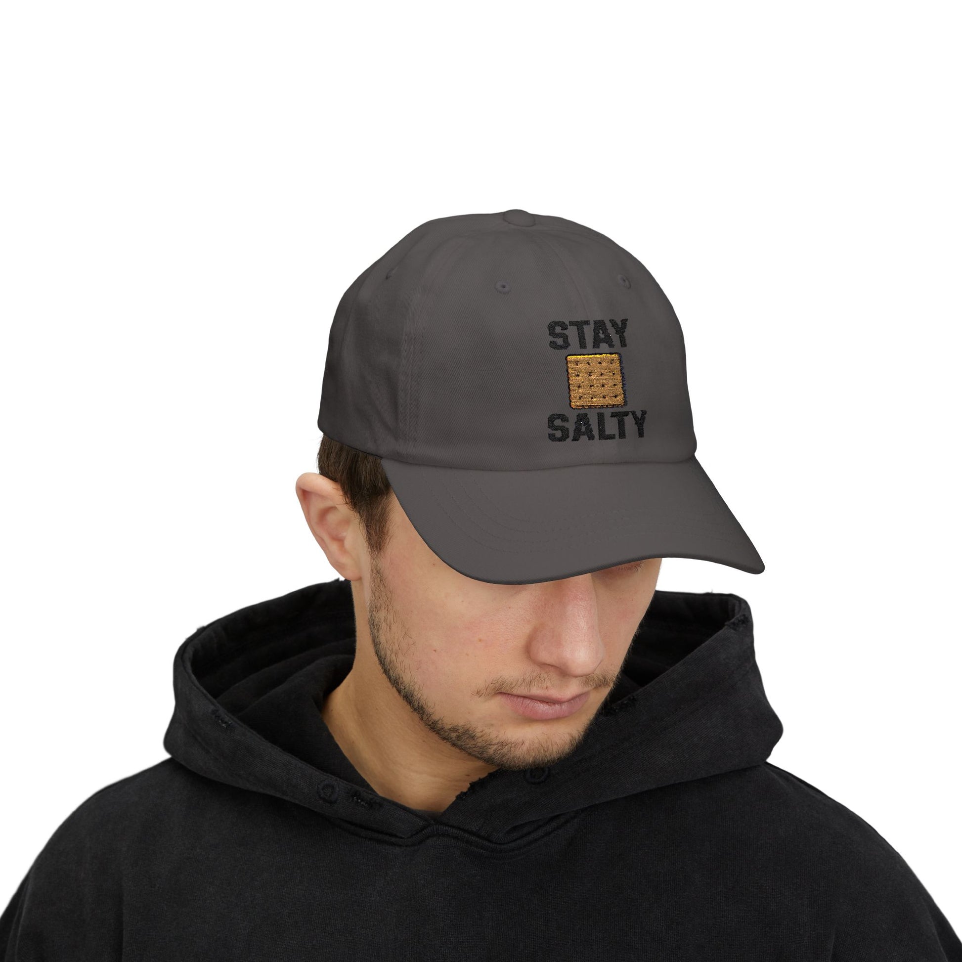 Stylish Dad Cap - Stay Salty Hat for Casual Outings, Beach Days, Father's Day Gift, Summer Accessory, Everyday Wear