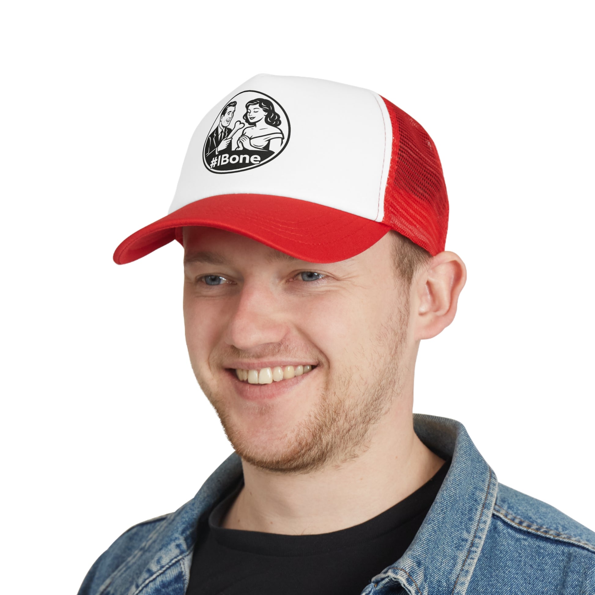 Humorous Mesh Cap with #IBone Design, Funny Hat for Couples, Perfect Gift for Anniversaries, Weddings, Engagements, and Parties
