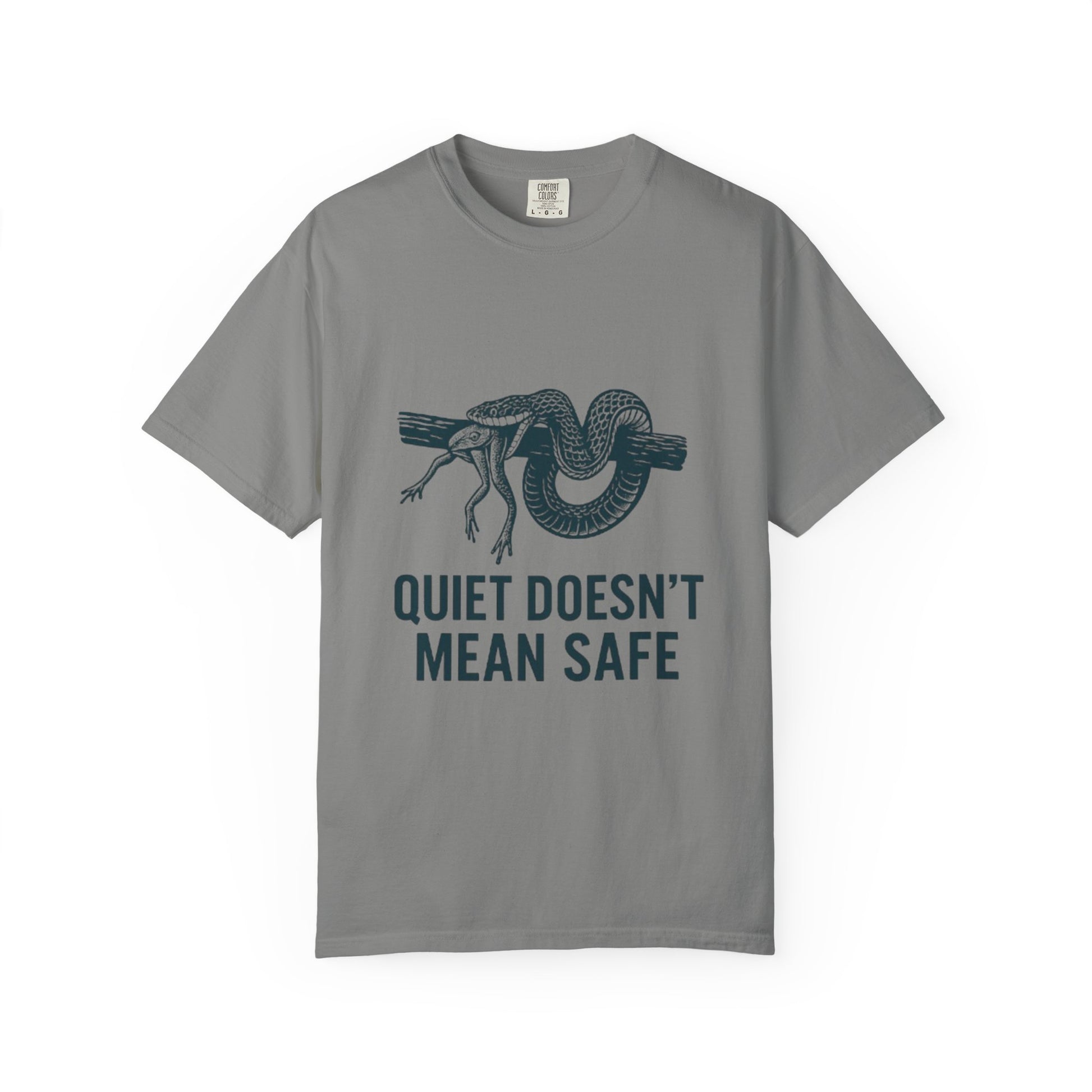 Snake and Frog Unisex T-Shirt - Nature Lover Gift, Adventure Apparel, Unique Graphic Tee, Eco-Friendly Fashion, Wildlife Enthusiast Shirt