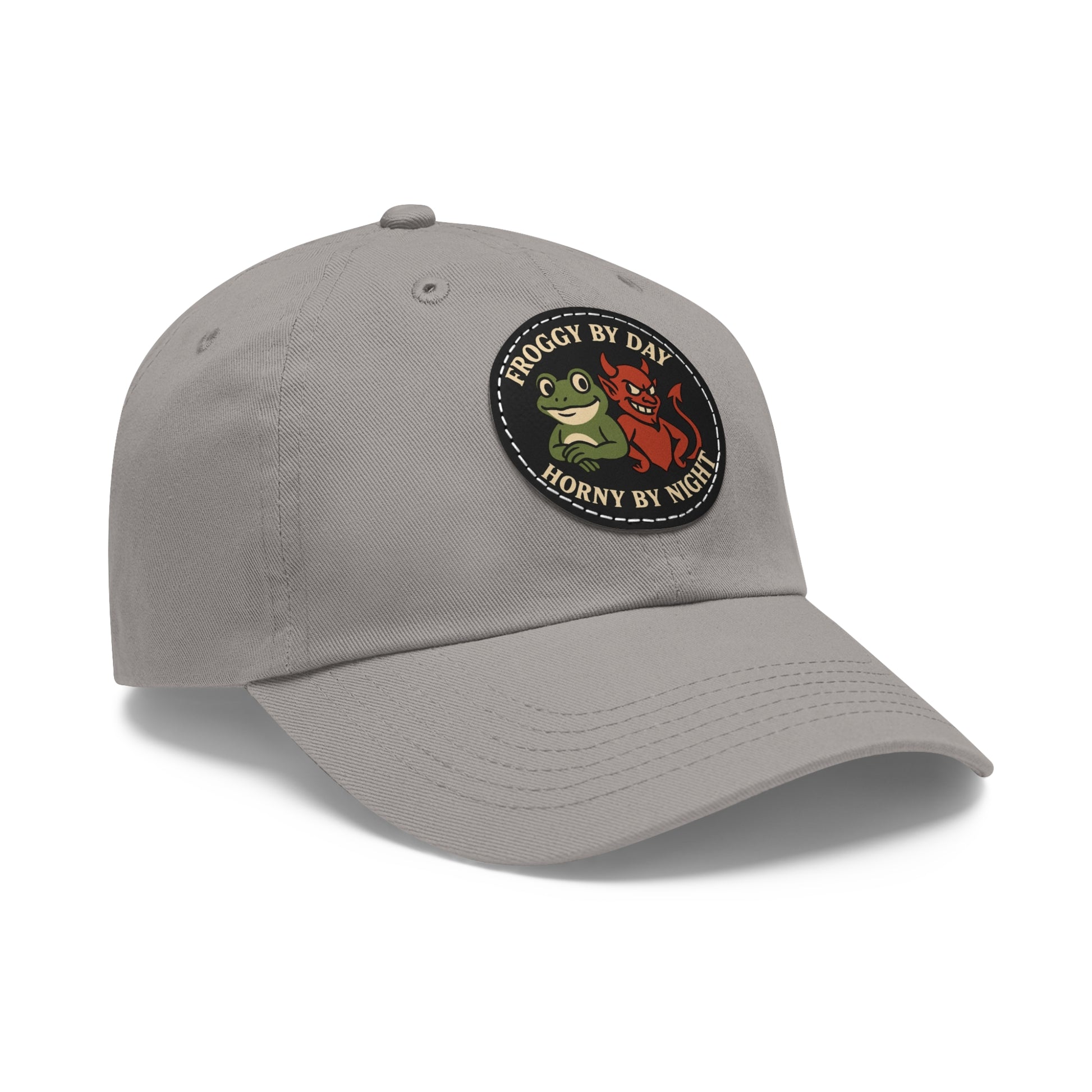 Frog & Devil Dad Hat | Funny Dad Cap, Gift for Father's Day, Casual Style, Outdoor Accessory, Unique Summer Hat