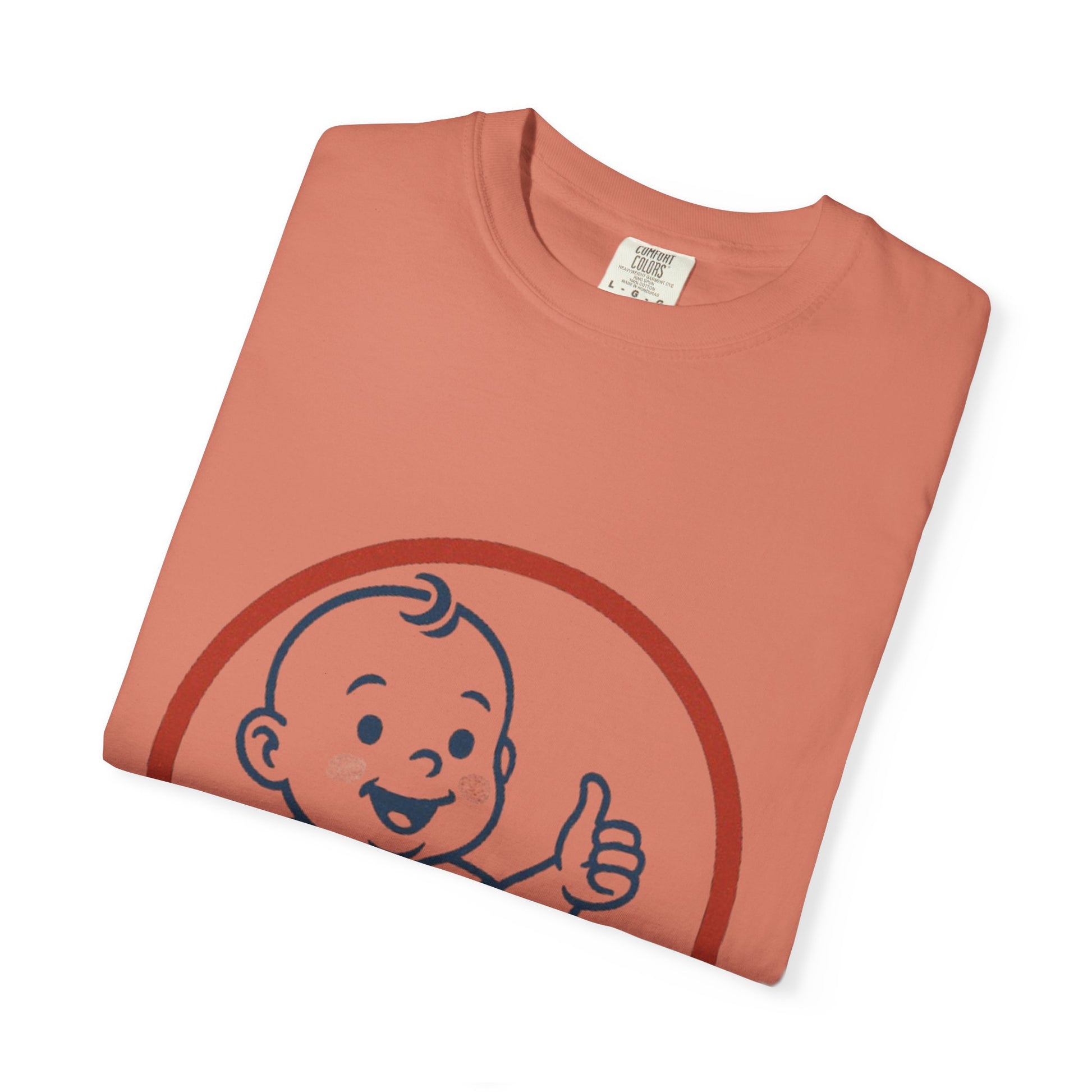 Cheerful Baby Graphic T-Shirt, Funny Quote Tee, Casual Wear, Gift for New Parents, Baby Shower Present, Everyday Comfort