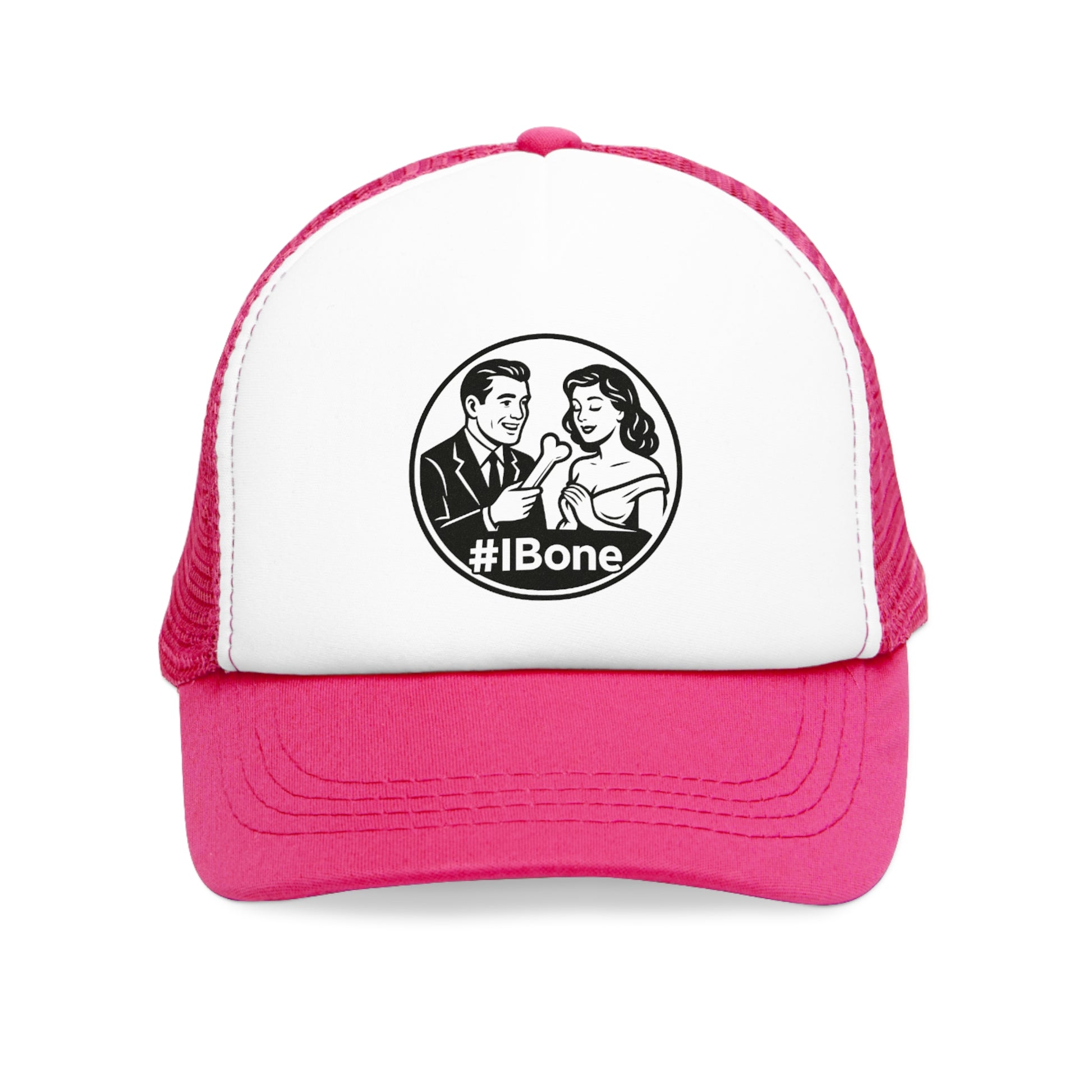 Humorous Mesh Cap with #IBone Design, Funny Hat for Couples, Perfect Gift for Anniversaries, Weddings, Engagements, and Parties