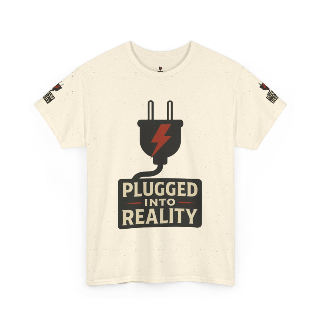 Unplugged Reality Tee - Fun Casual Shirt, Gift for Tech Enthusiasts, Graphic Tee for Friends, Quirky Everyday Wear, Recharge Your Vibe!