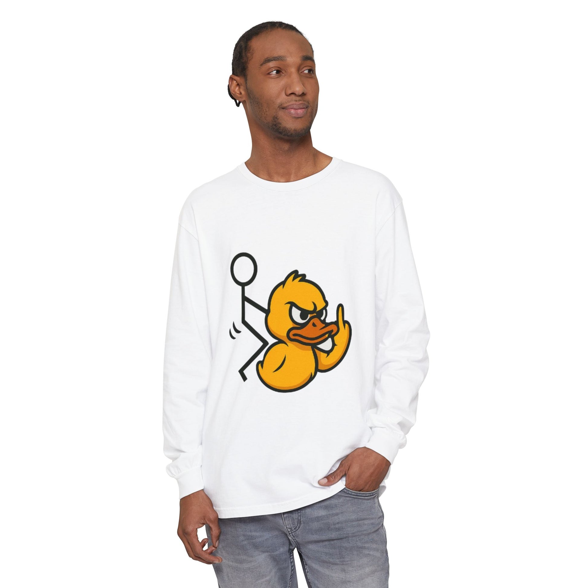 Unisex Garment-dyed Long Sleeve T-Shirt