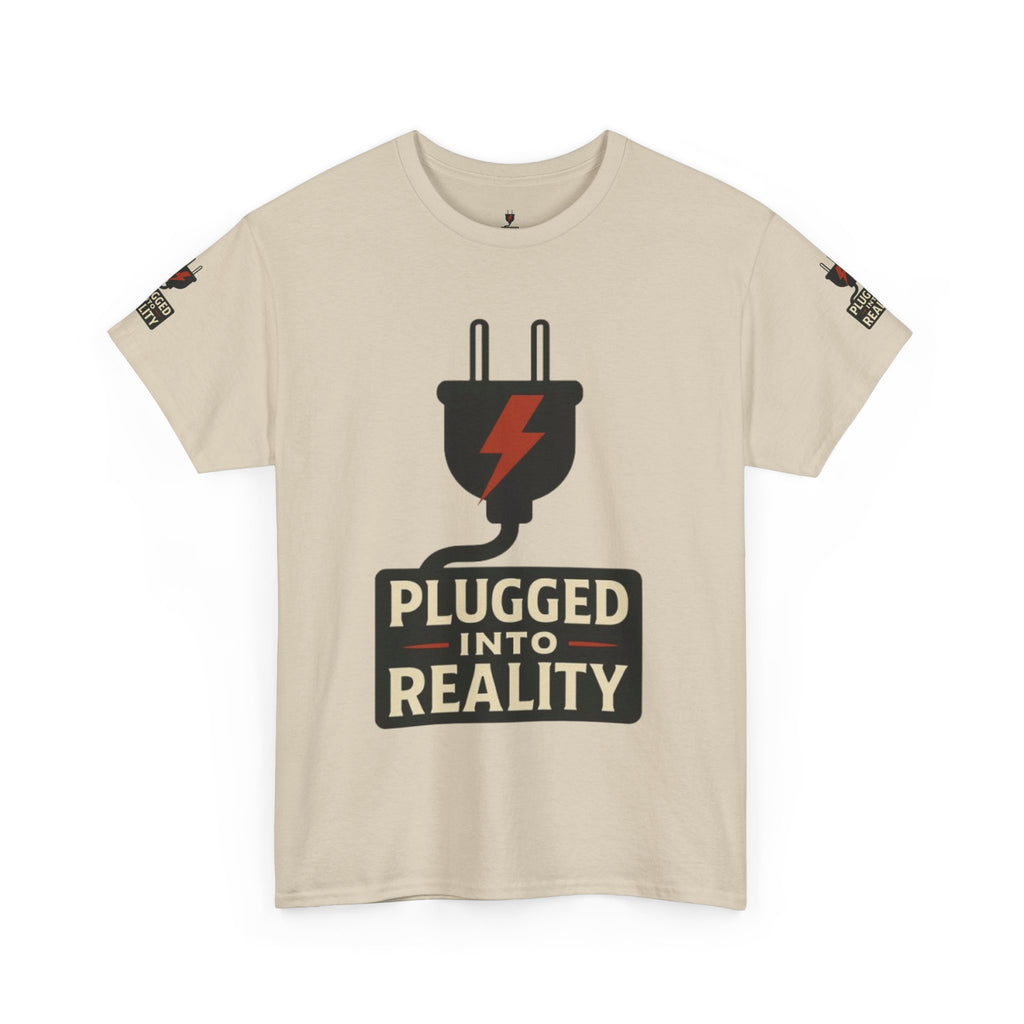 Unplugged Reality Tee - Fun Casual Shirt, Gift for Tech Enthusiasts, Graphic Tee for Friends, Quirky Everyday Wear, Recharge Your Vibe!