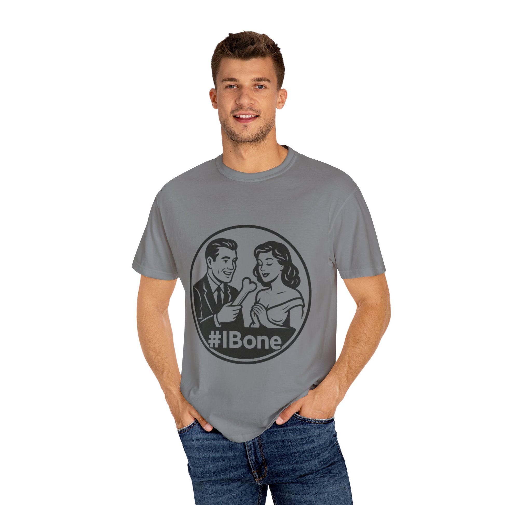 Playful Unisex T-Shirt: #IBone Design, Cute Couple Humor Tee, Gift for Couples, Funny Graphic Shirt, Casual Wear