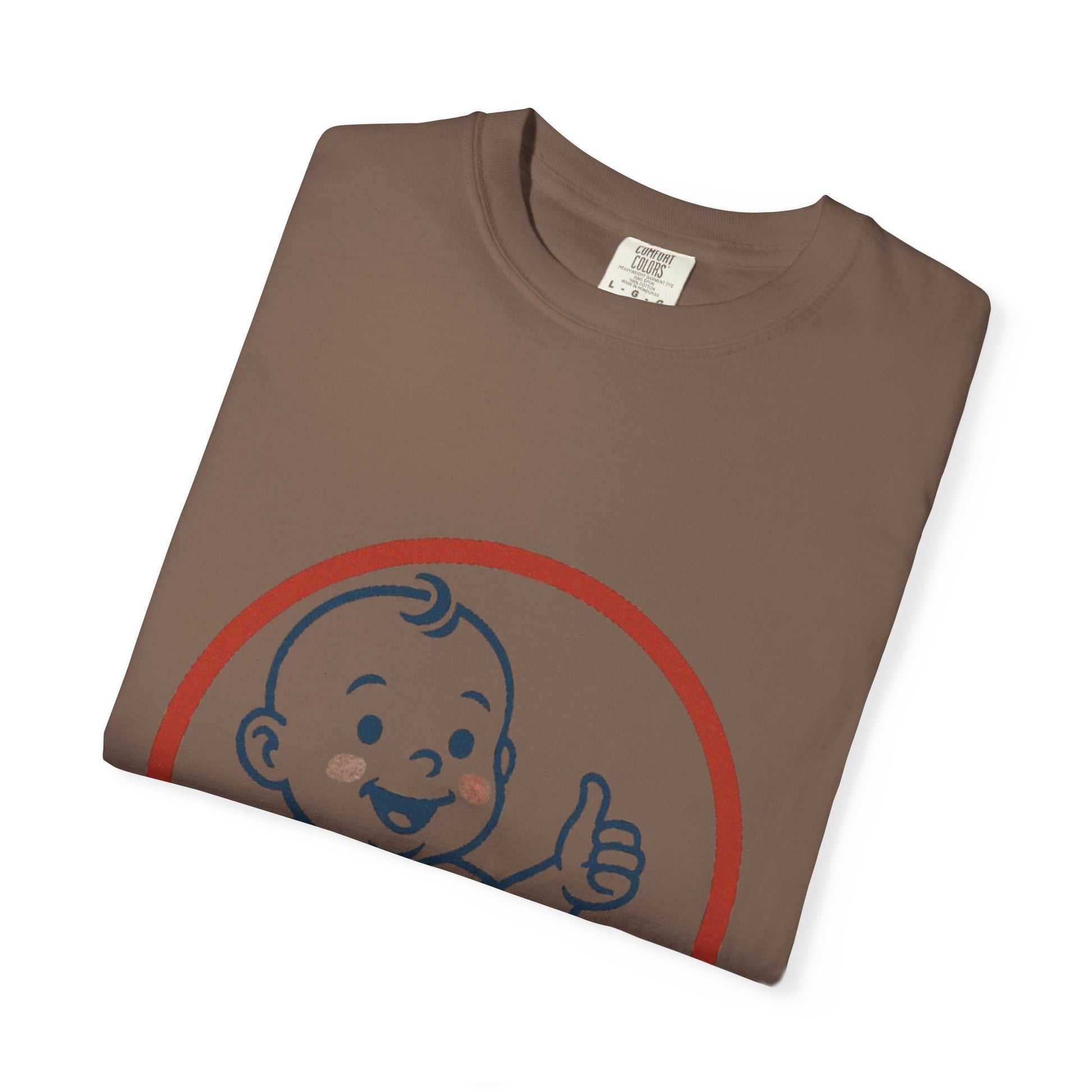 Cheerful Baby Graphic T-Shirt, Funny Quote Tee, Casual Wear, Gift for New Parents, Baby Shower Present, Everyday Comfort