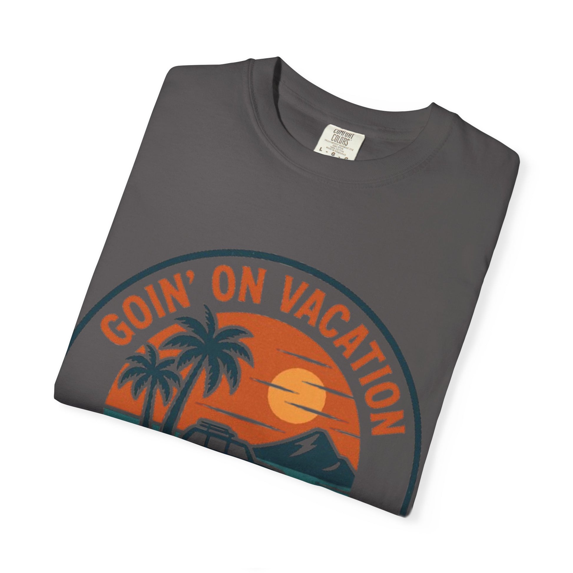 Vacation Vibes Graphic Tee - Goin' on Vacation, Leavin' on Probation, Gift for Travelers, Summer T-Shirt, Fun Casual Wear, Unisex Apparel