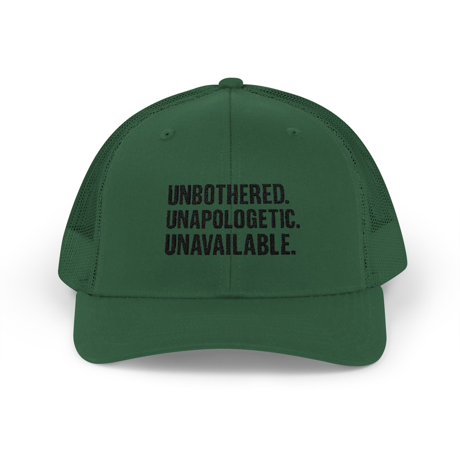 Snapback Cap - Unbothered Unapologetic Unavailable Design