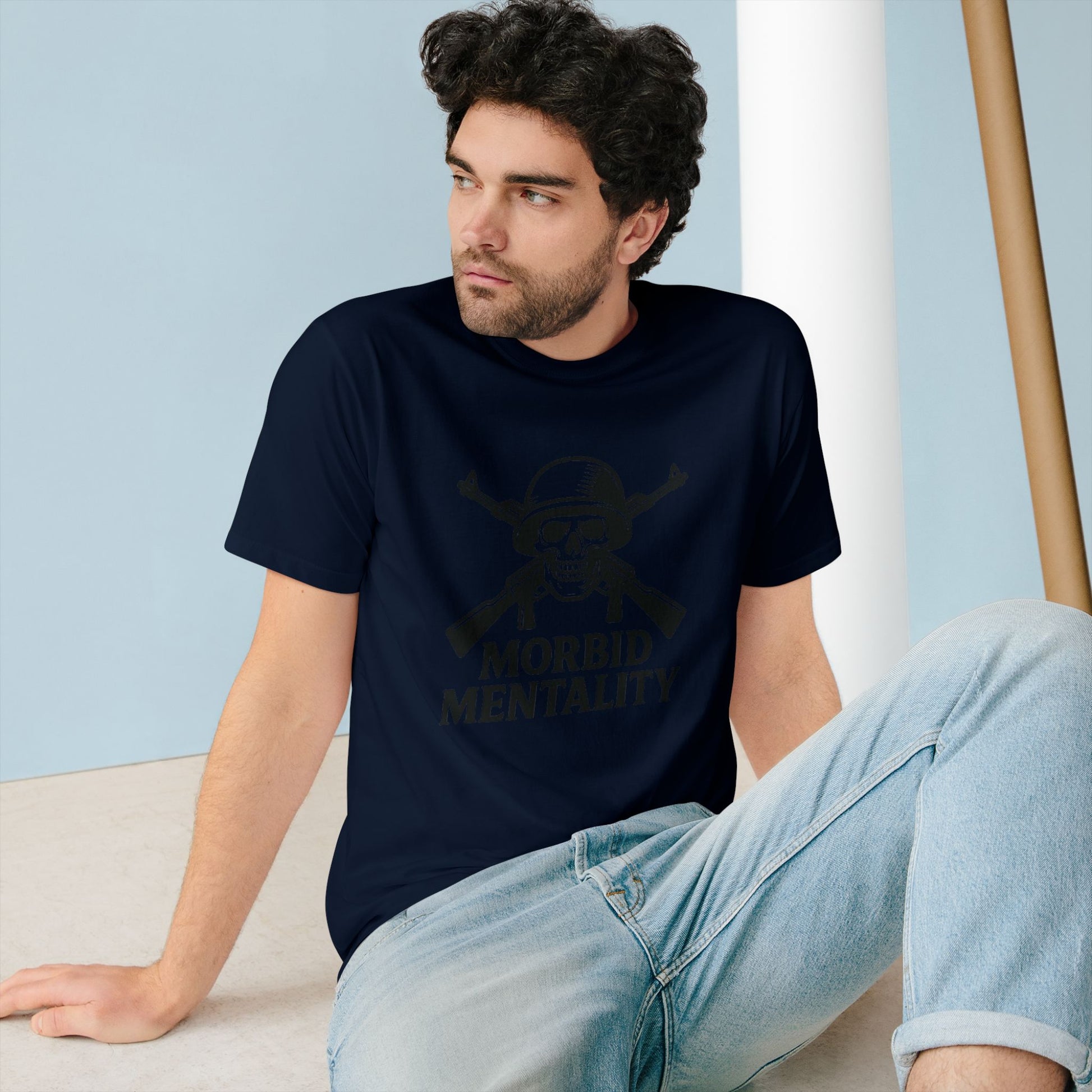 Morbid Mentality T-Shirt | Skull Graphic Tee, Casual Wear, Gift for Halloween, Punk Style, Everyday Comfort