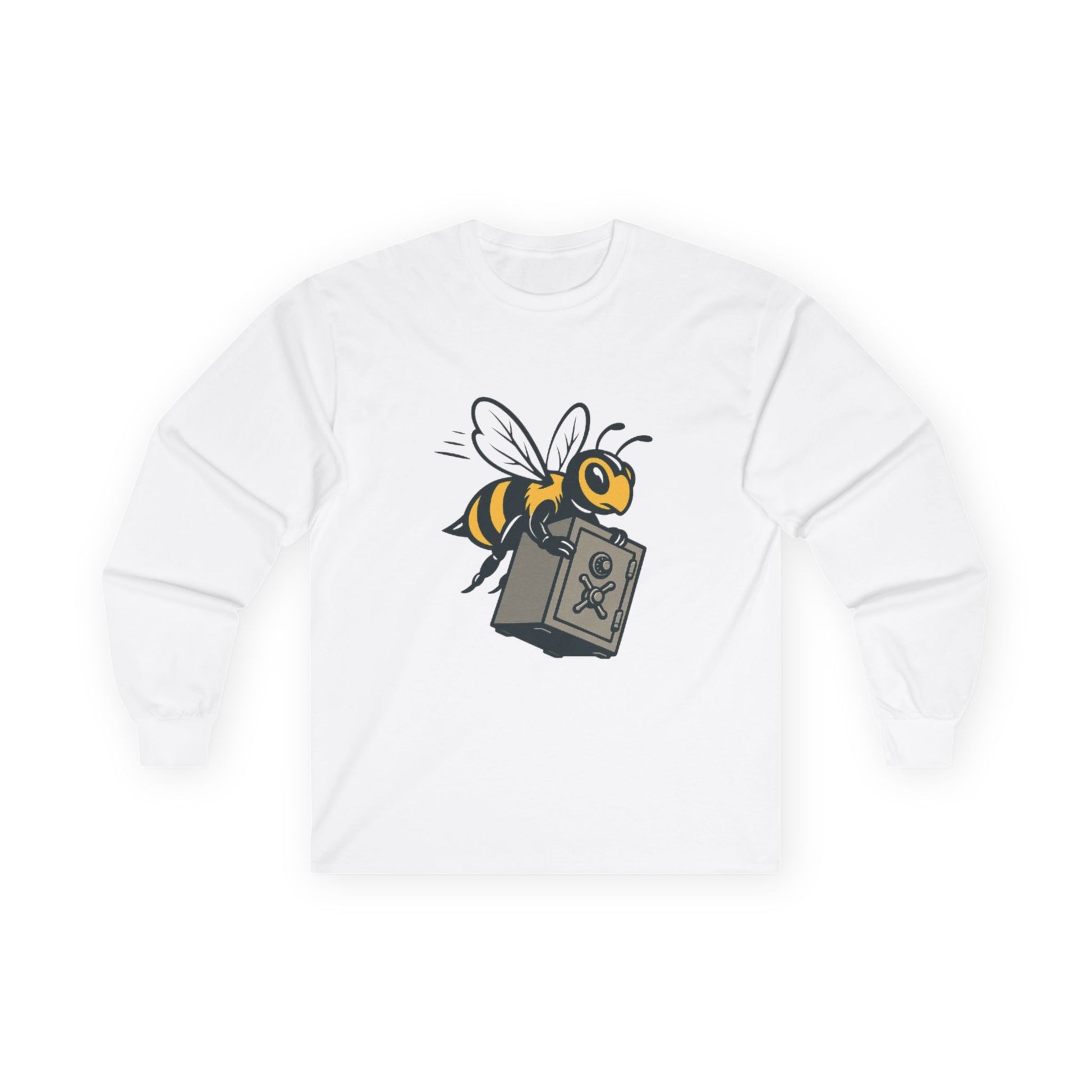 Bee-Themed Unisex Long Sleeve Tee, Cute Bee Shirt, Gift for Bee Lovers, Nature T-Shirt, Spring Fashion