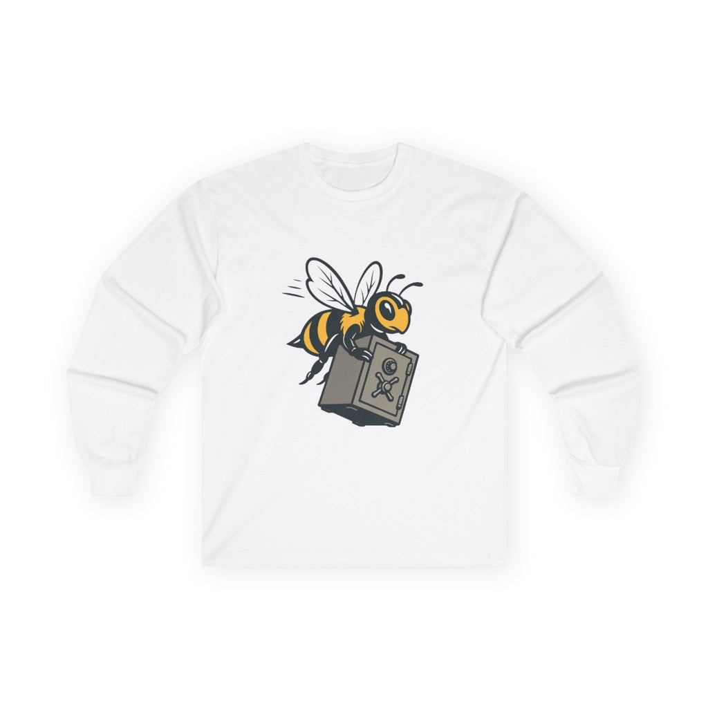 Bee-Themed Unisex Long Sleeve Tee, Cute Bee Shirt, Gift for Bee Lovers, Nature T-Shirt, Spring Fashion