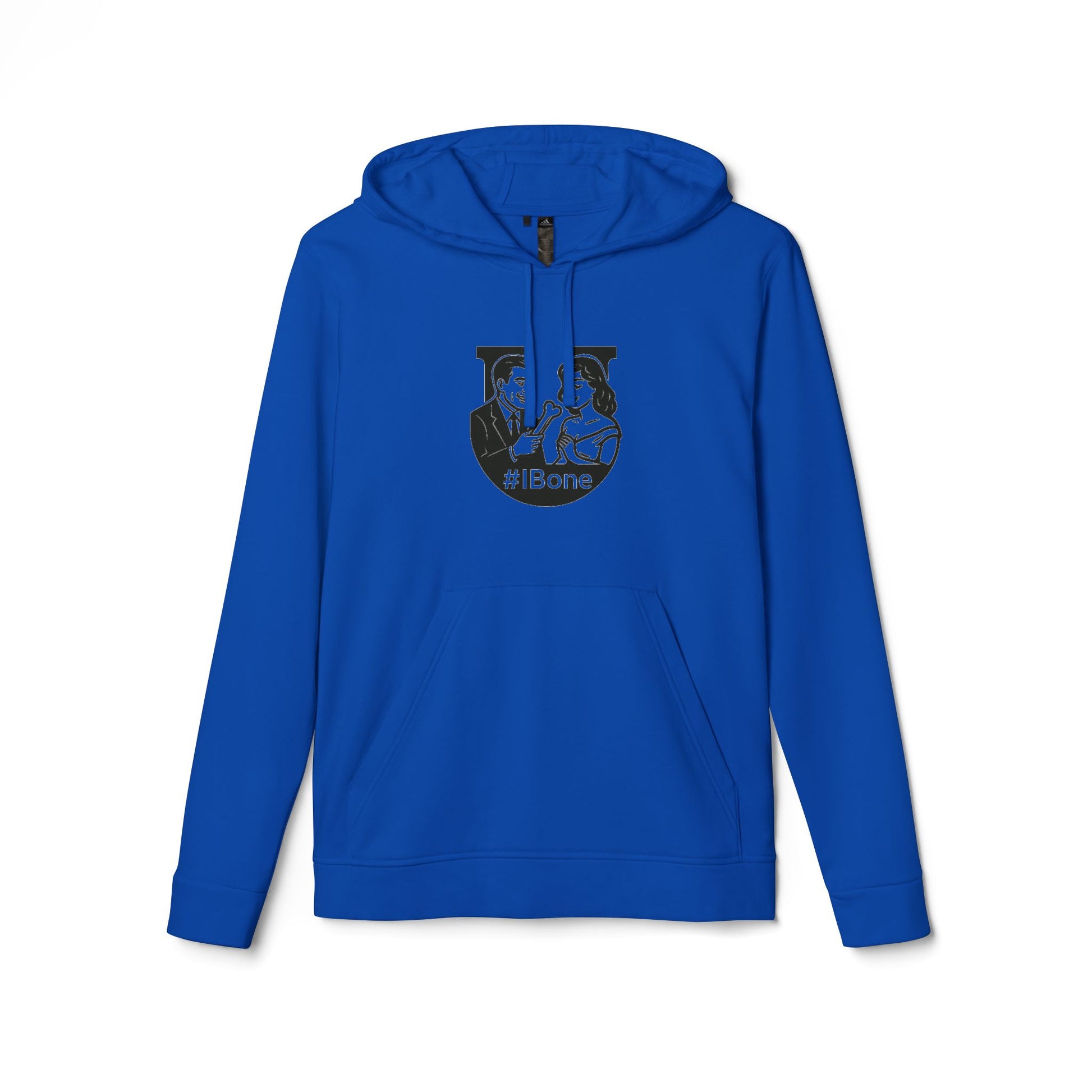 Unisex Fleece Hoodie with #IBone Graphic, Cozy Casual Wear for Everyday, Gift for Friends, Perfect for Events, Sportswear