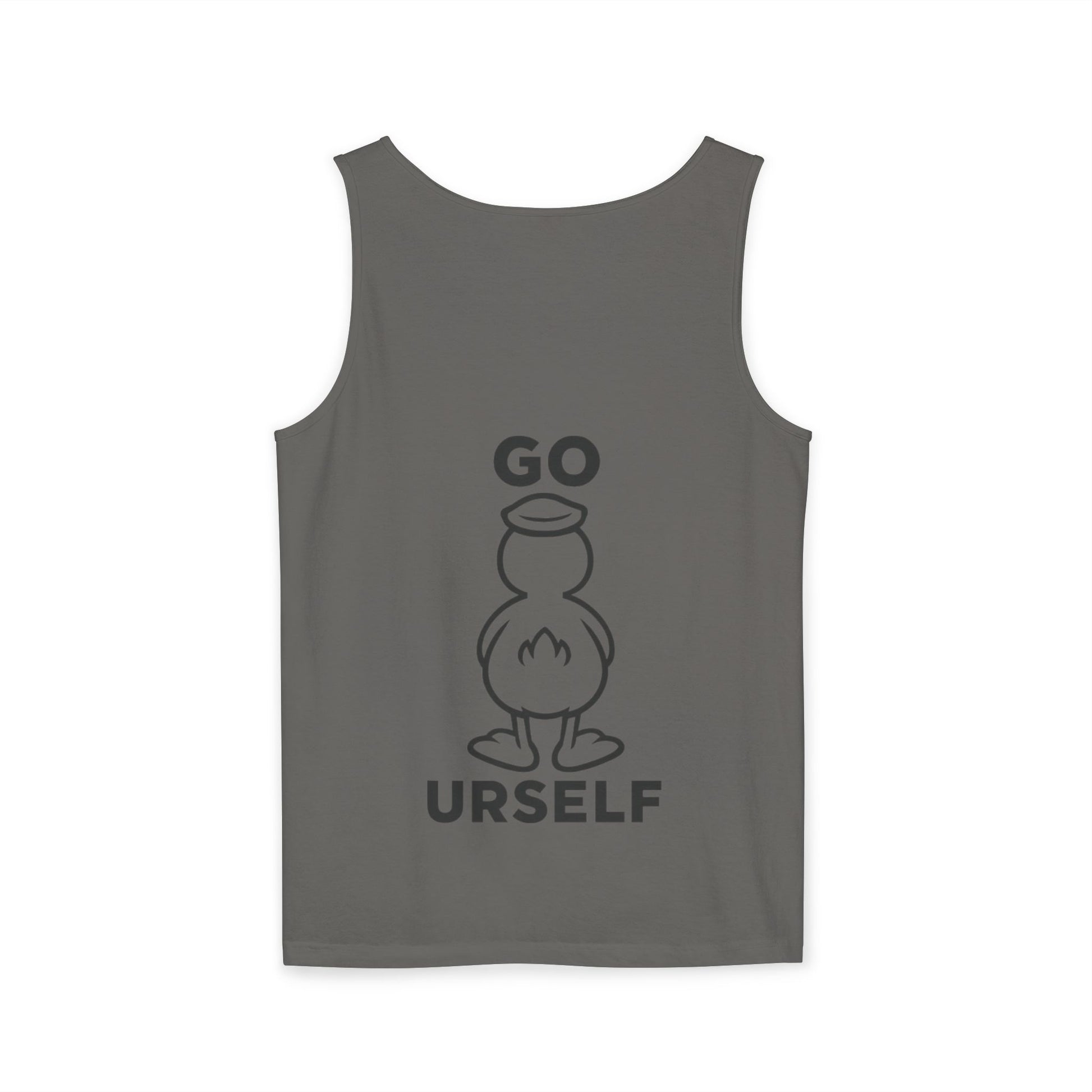 Humorous Unisex Tank Top - "Go Urself" - Perfect for Summer Outings, Gifts, and Casual Wear, Beachwear, Party Attire, Fun Statement Tee
