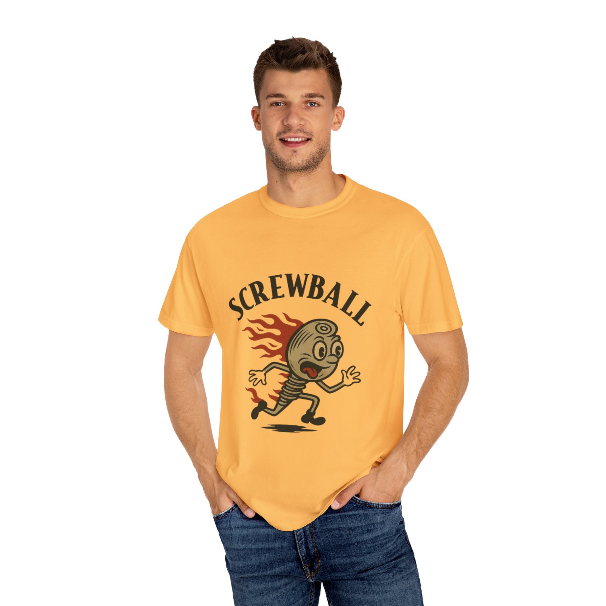 Screwball Vintage Unisex T-Shirt, Humor Tee, Fun Graphic Shirt, Gift for Friends, Casual Wear, Summer Style