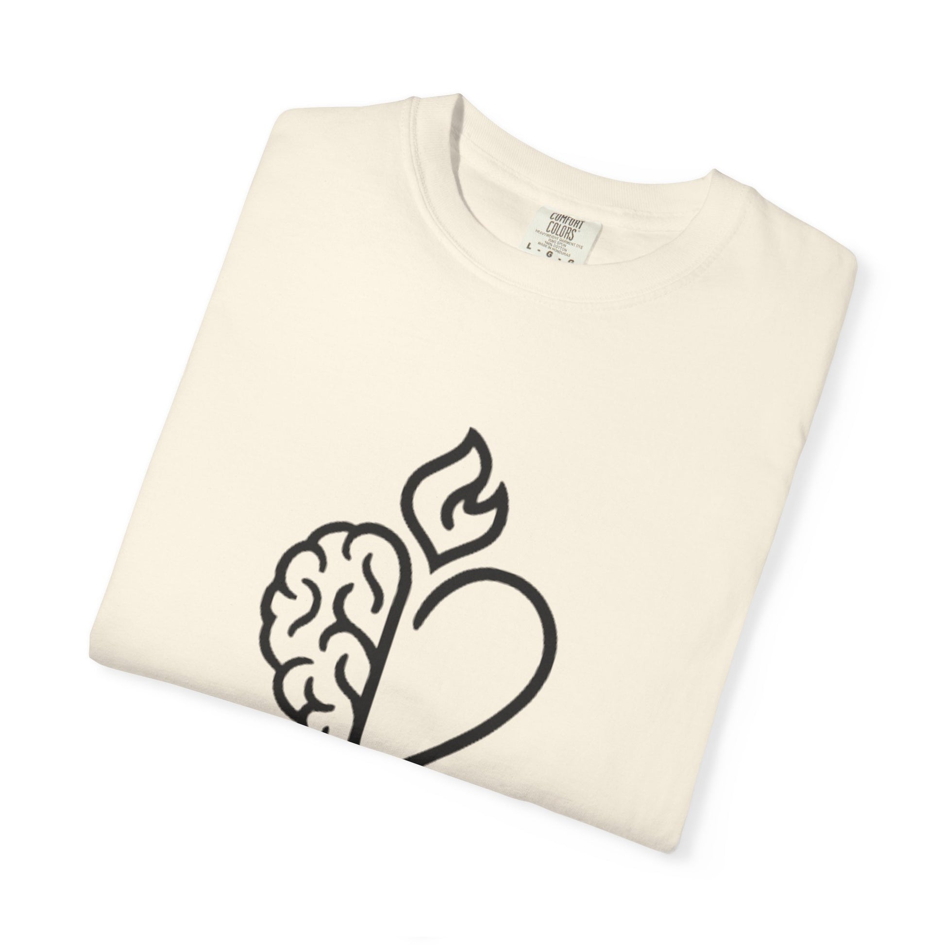 T-Shirt adapt fast, stay human Unisex Garment-Dyed