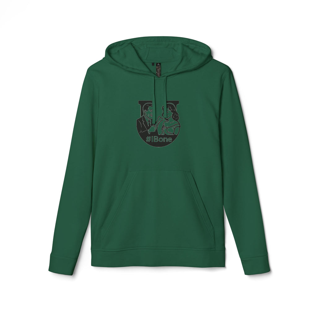 Unisex Fleece Hoodie with #IBone Graphic, Cozy Casual Wear for Everyday, Gift for Friends, Perfect for Events, Sportswear