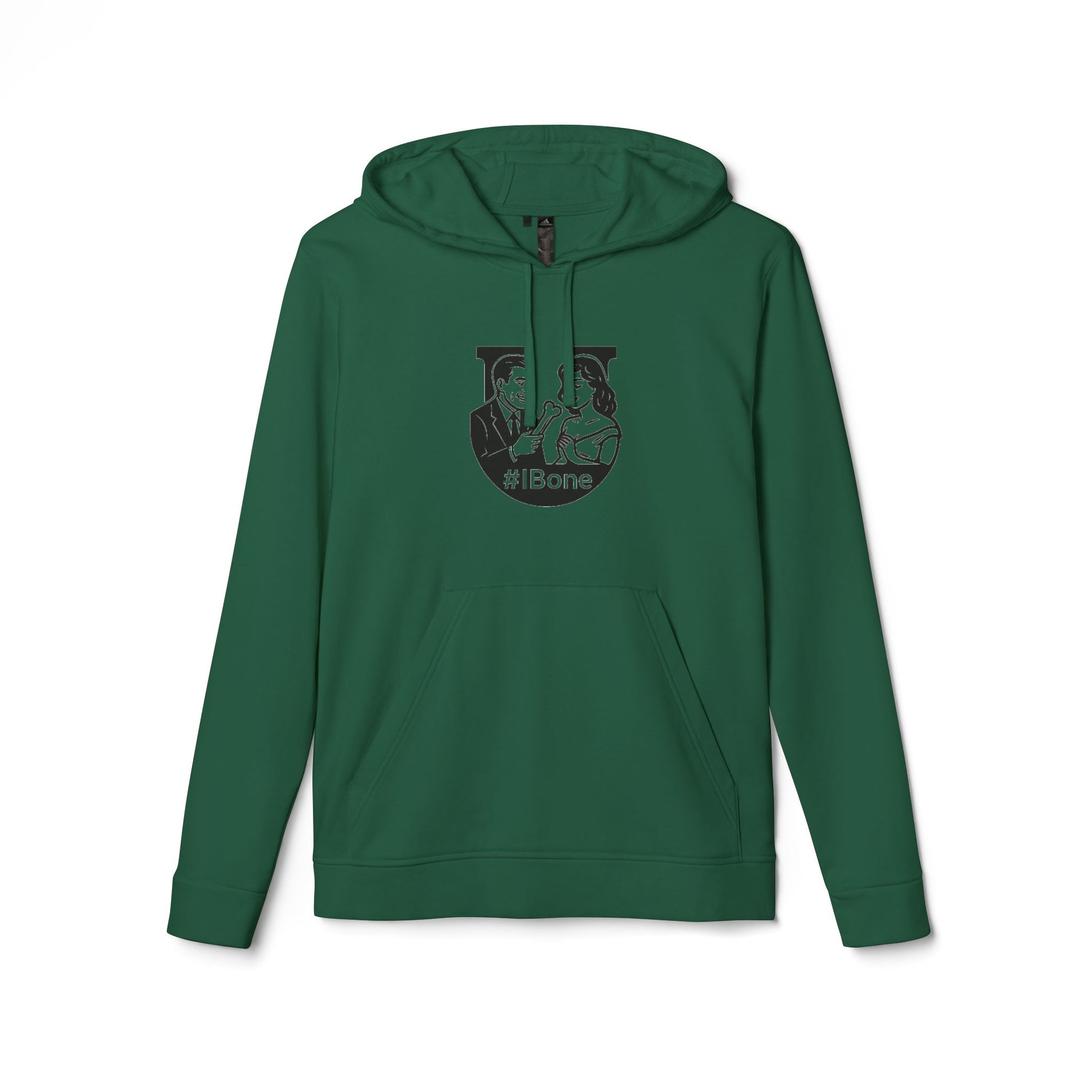 Unisex Fleece Hoodie with #IBone Graphic, Cozy Casual Wear for Everyday, Gift for Friends, Perfect for Events, Sportswear