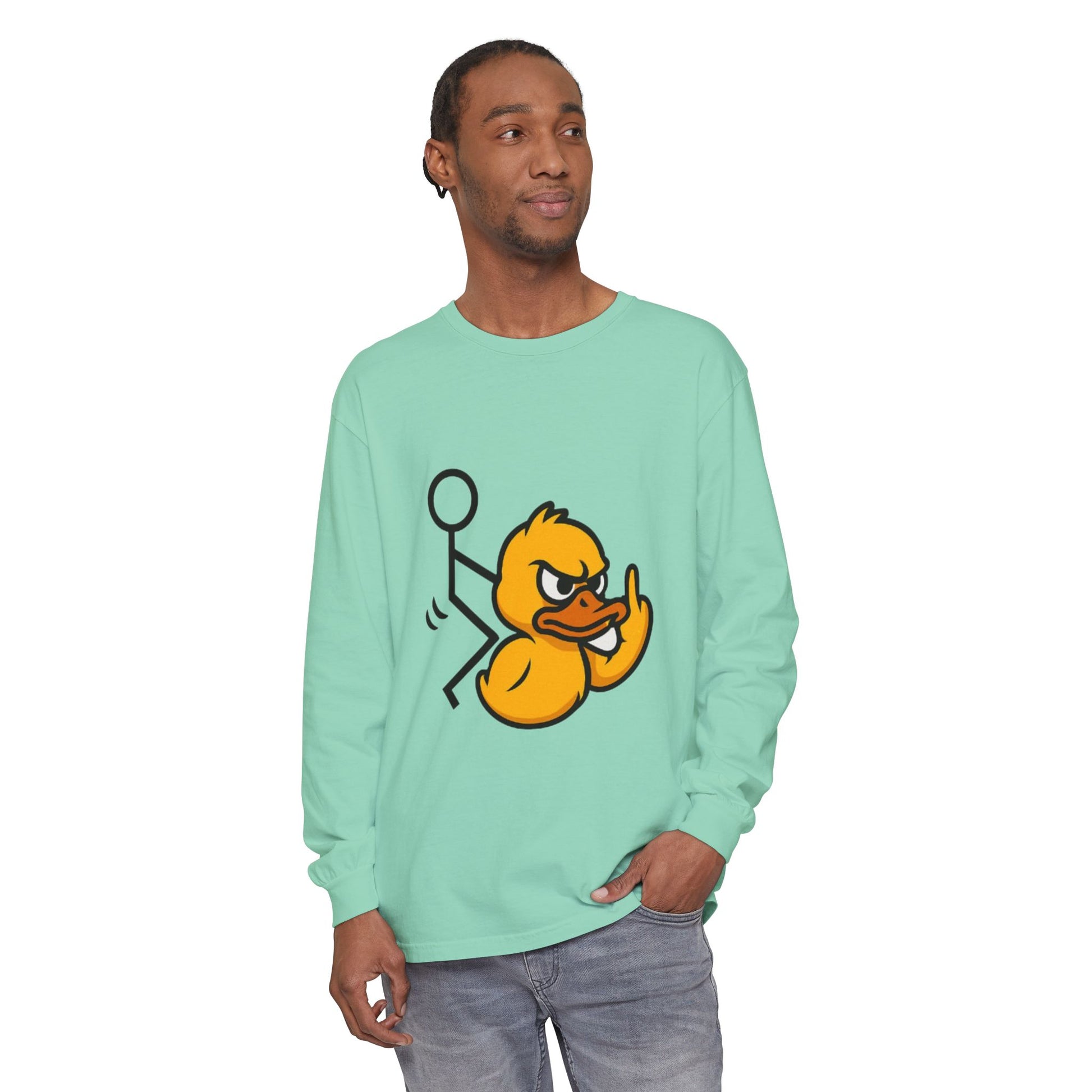 Unisex Garment-dyed Long Sleeve T-Shirt