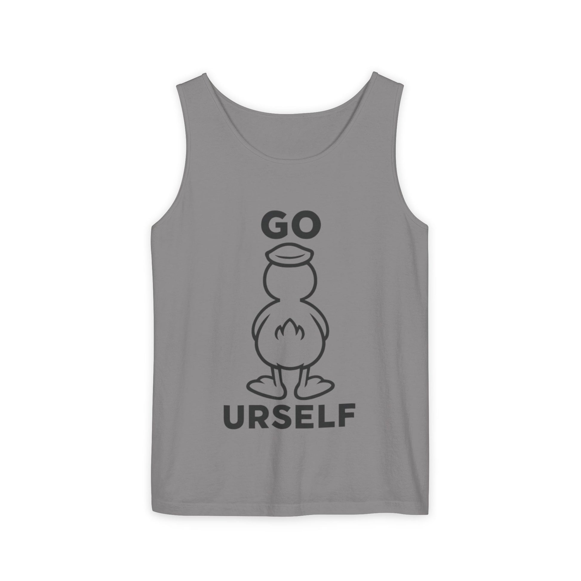 Humorous Unisex Tank Top - "Go Urself" - Perfect for Summer Outings, Gifts, and Casual Wear, Beachwear, Party Attire, Fun Statement Tee