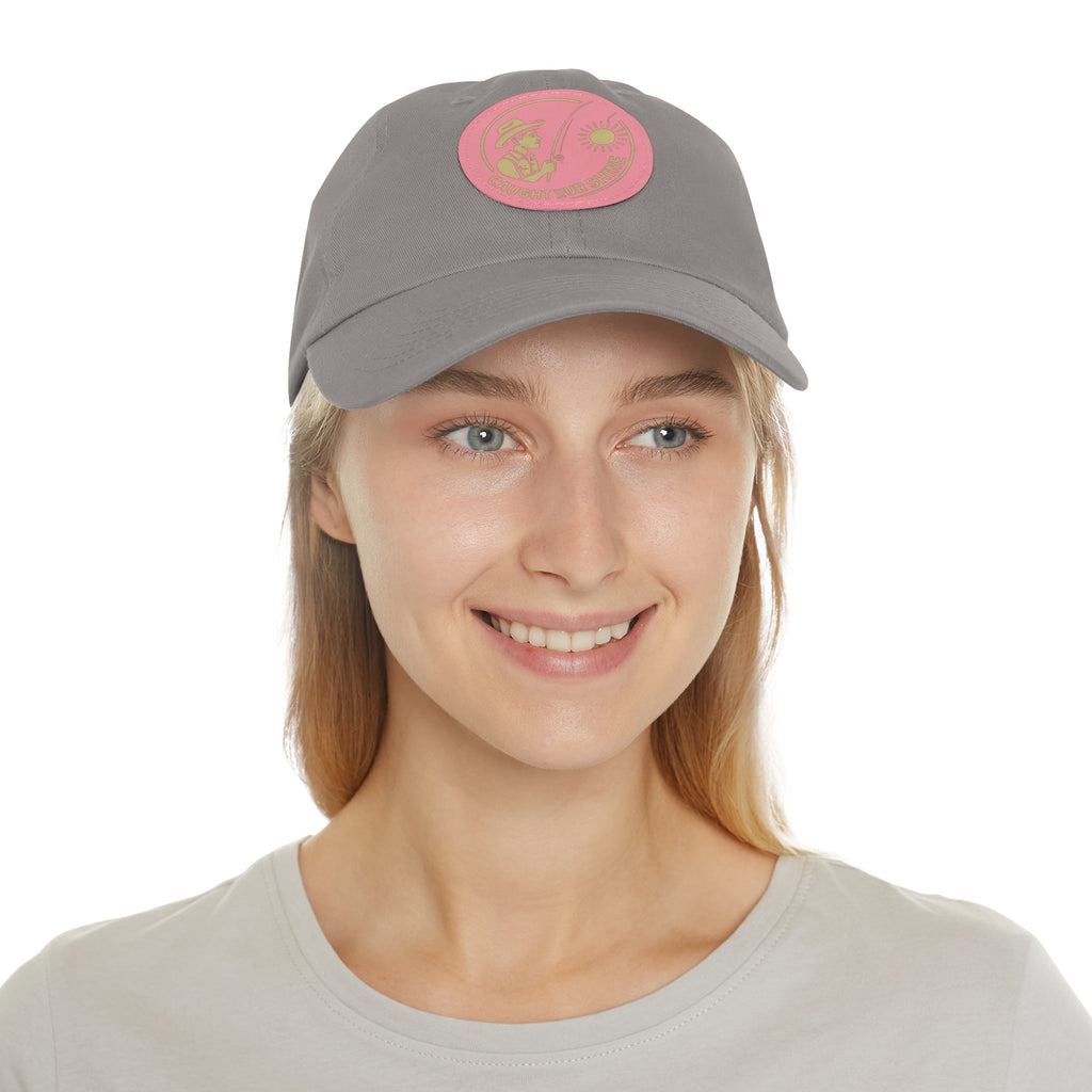 Stylish Dad Hat with Leather Patch | Perfect for Outdoors, Gift for Dads, Casual Wear, Summer Adventures, Trendy Accessories