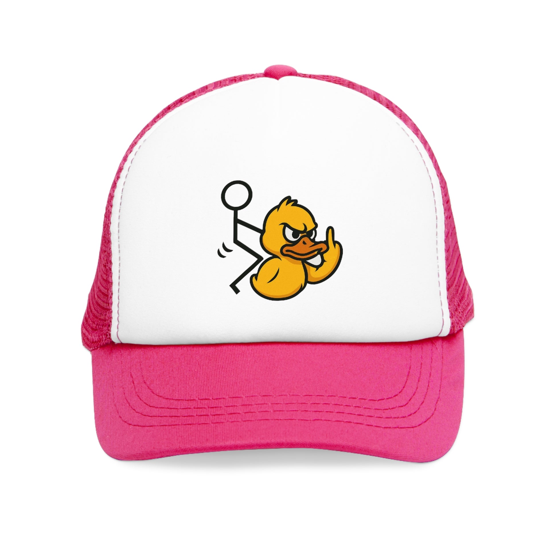 Funny Duck Mesh Cap, Quirky Hat, Outdoor Sun Protection, Gift for Duck Lovers, Unique Accessory for Friends