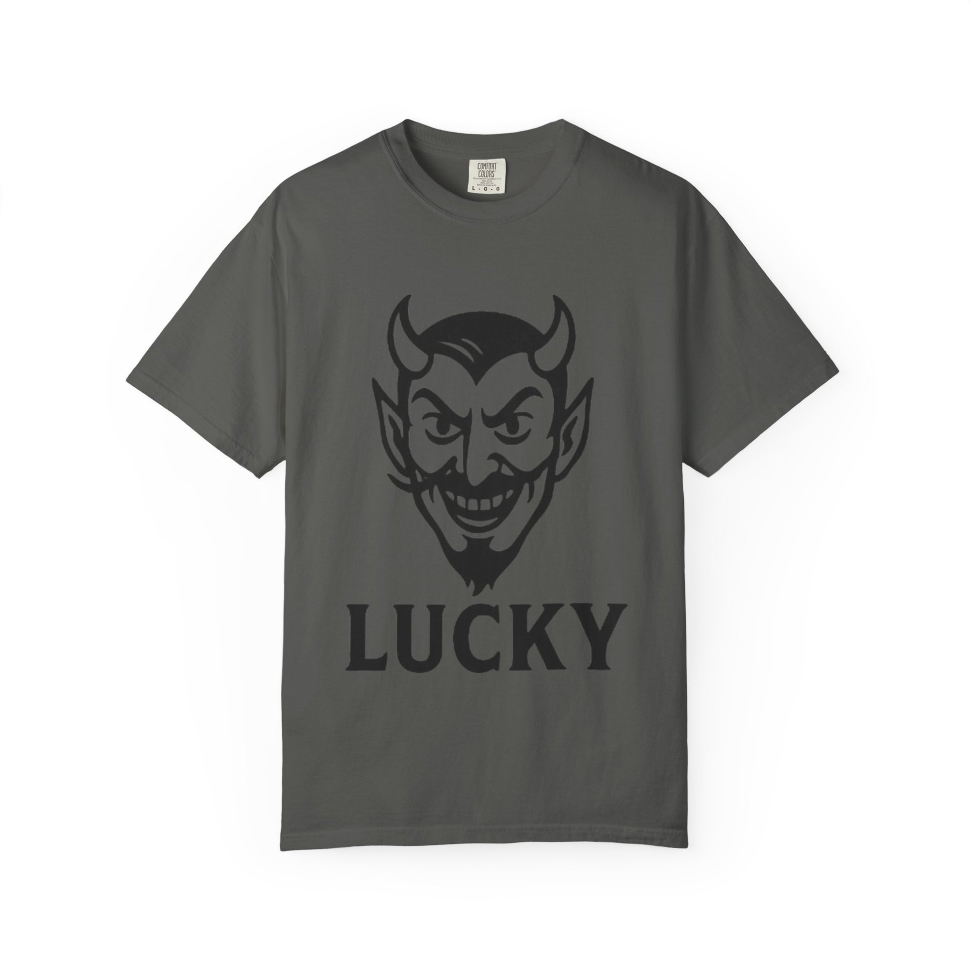 Lucky Devil Graphic Unisex T-Shirt, Spooky Style Tee, Halloween Apparel, Gift for Friends, Casual Wear