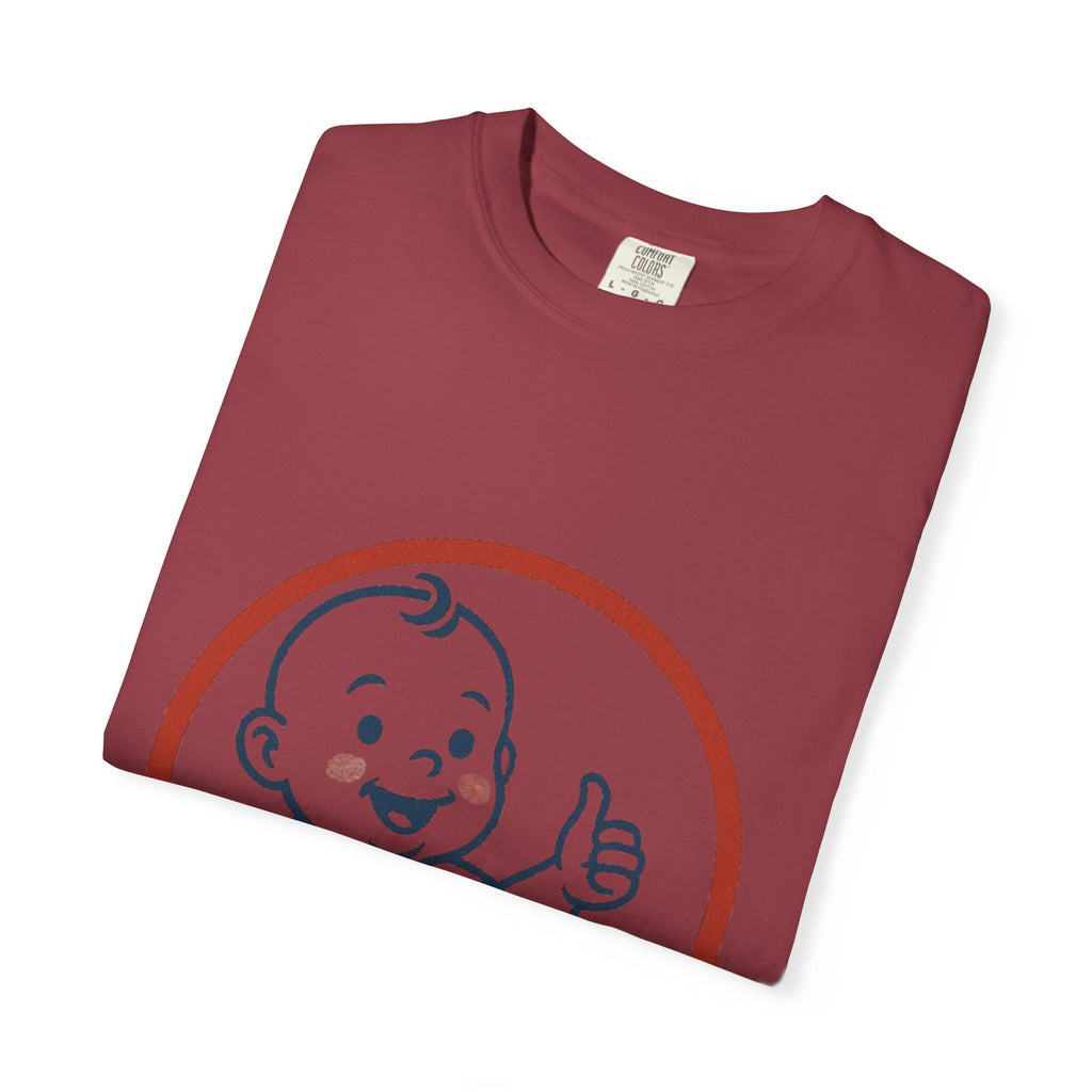 Cheerful Baby Graphic T-Shirt, Funny Quote Tee, Casual Wear, Gift for New Parents, Baby Shower Present, Everyday Comfort