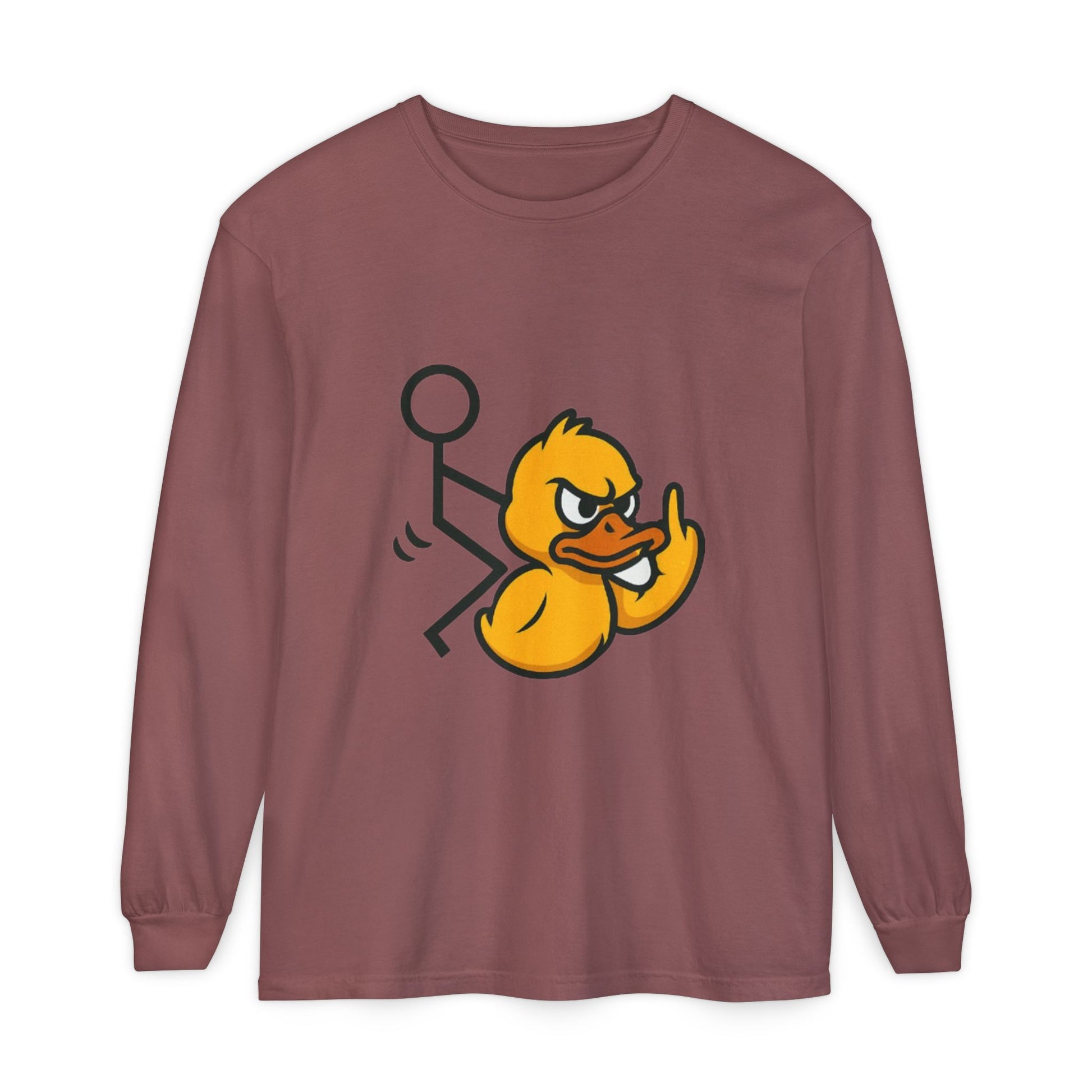 Unisex Garment-dyed Long Sleeve T-Shirt