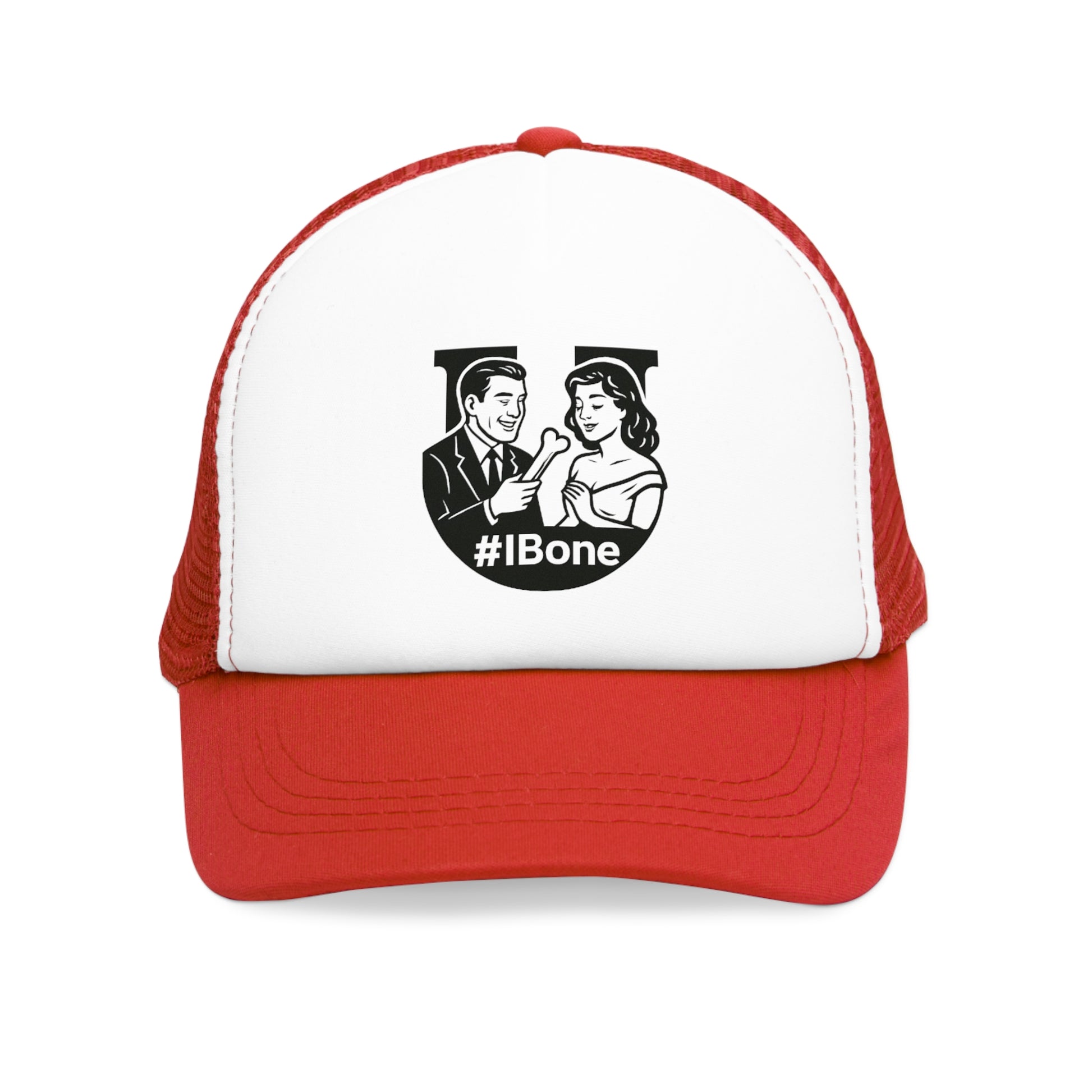 Humorous Mesh Cap for Couples, Fun Gift for Weddings, Engagements, Anniversary, Trendy Hat for Summer, Matching Outfits, #IBone