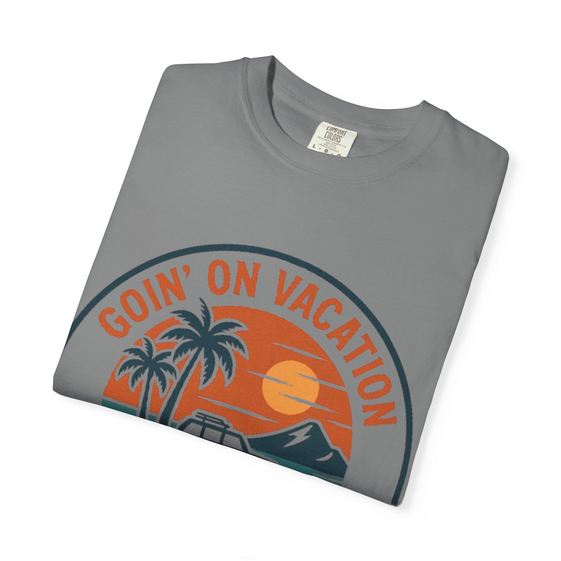 Vacation Vibes Graphic Tee - Goin' on Vacation, Leavin' on Probation, Gift for Travelers, Summer T-Shirt, Fun Casual Wear, Unisex Apparel