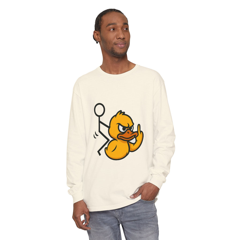 Unisex Garment-dyed Long Sleeve T-Shirt