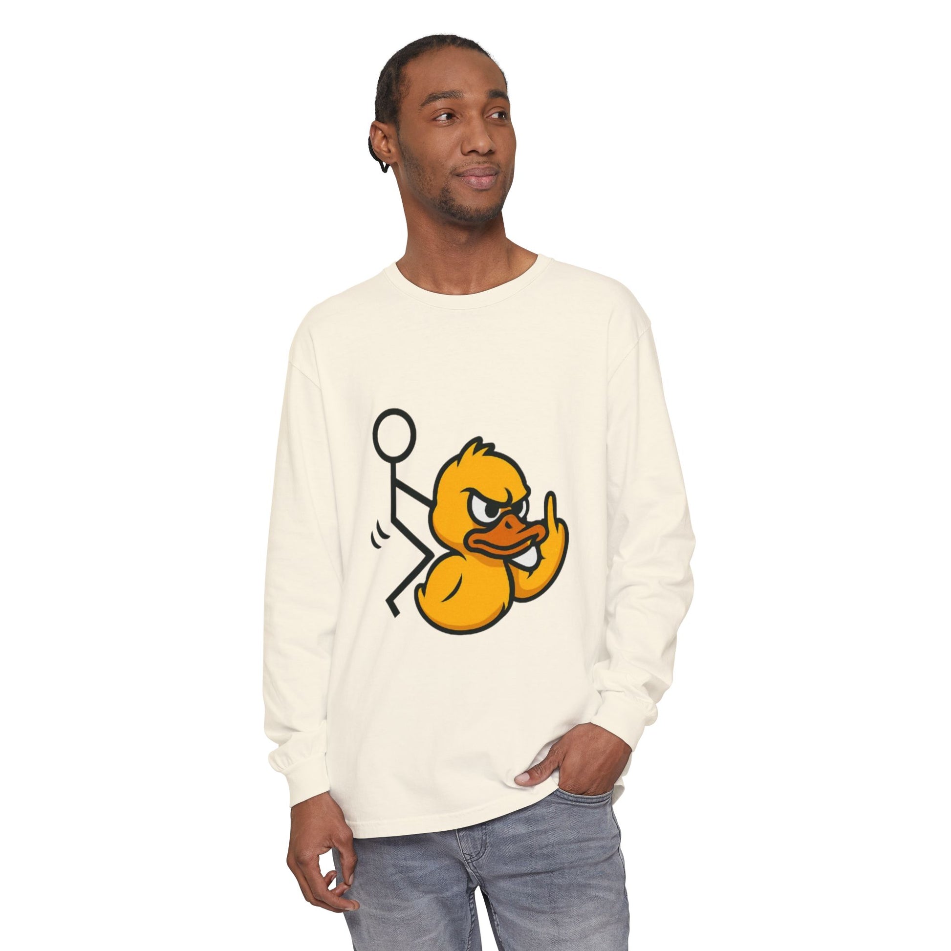 Unisex Garment-dyed Long Sleeve T-Shirt