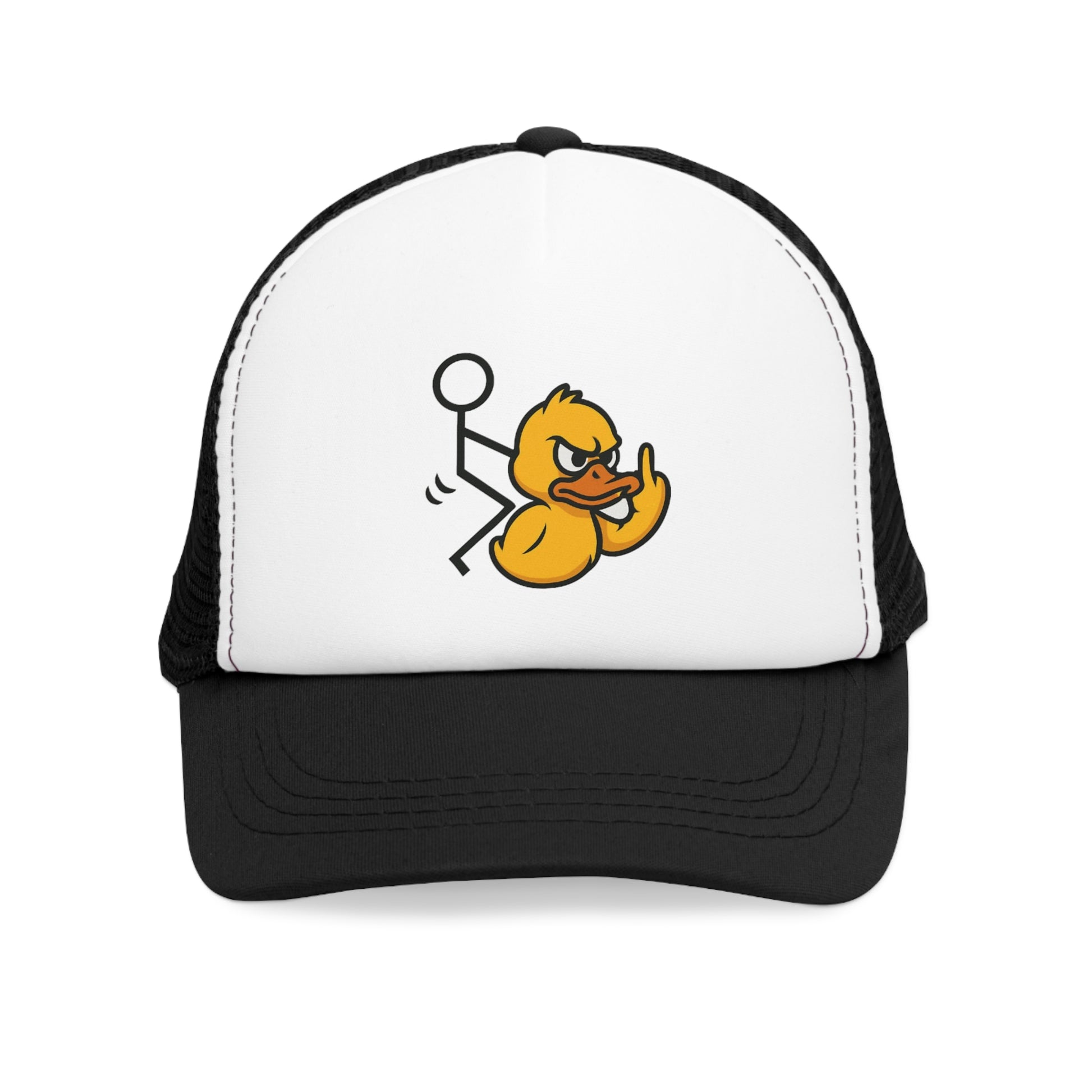 Funny Duck Mesh Cap, Quirky Hat, Outdoor Sun Protection, Gift for Duck Lovers, Unique Accessory for Friends