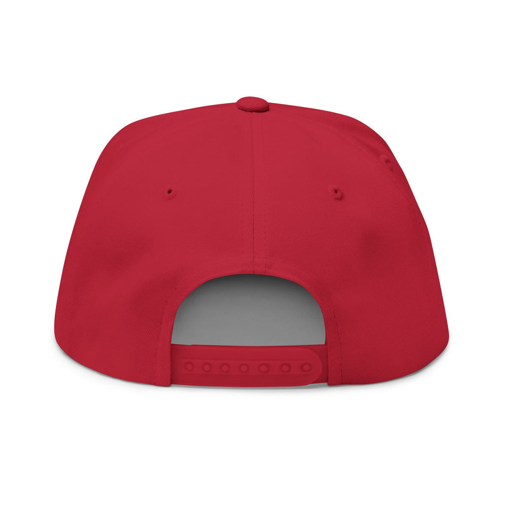Flat Bill Cap: Honor in Motion Embroidered Hat for Athletes, Sports Lovers, Casual Wear, Gift for Him, Trendy Accessories