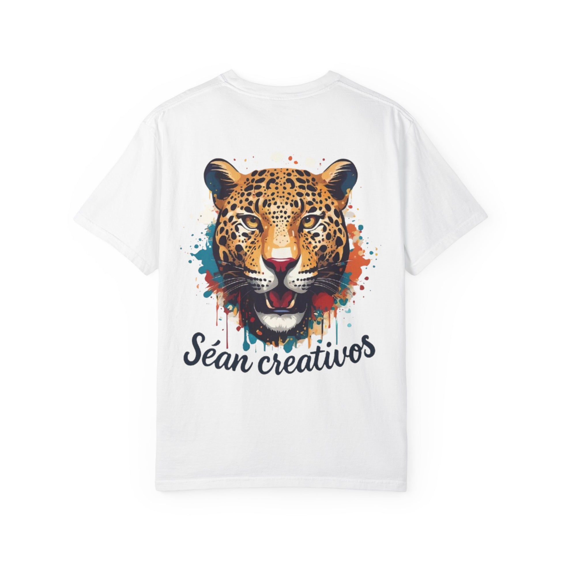 Creative Leopard T-Shirt, Artistic Animal Tee, Unique Gift for Art Lovers, Casual Wear, Trendy Fashion Statement