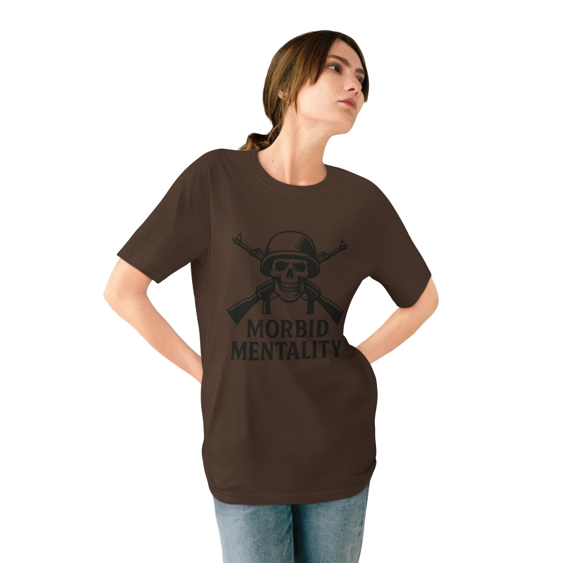 Morbid Mentality T-Shirt | Skull Graphic Tee, Casual Wear, Gift for Halloween, Punk Style, Everyday Comfort